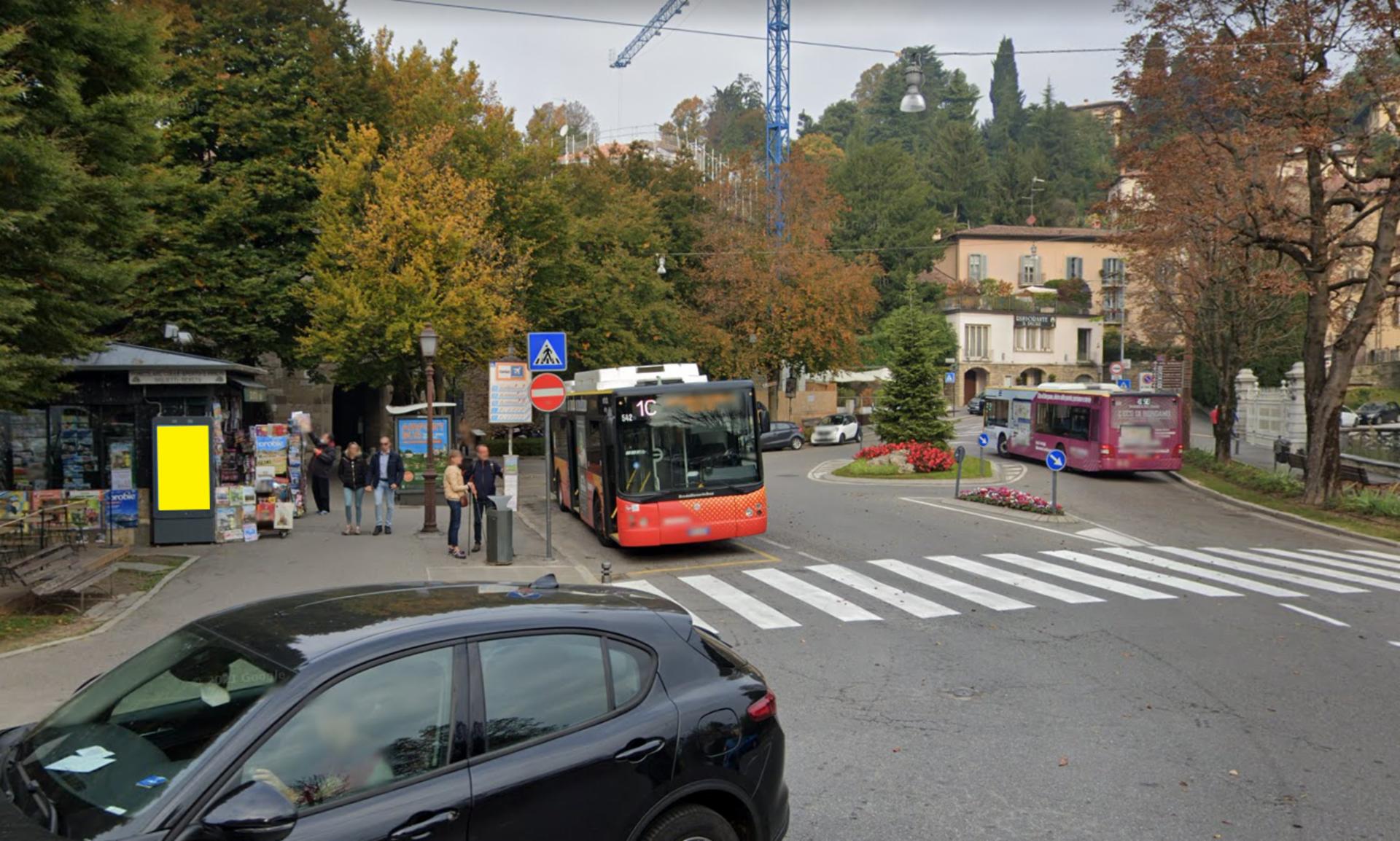 Impianto TOTEM DIGITALE a Bergamo, in zona Torre di Adalberto