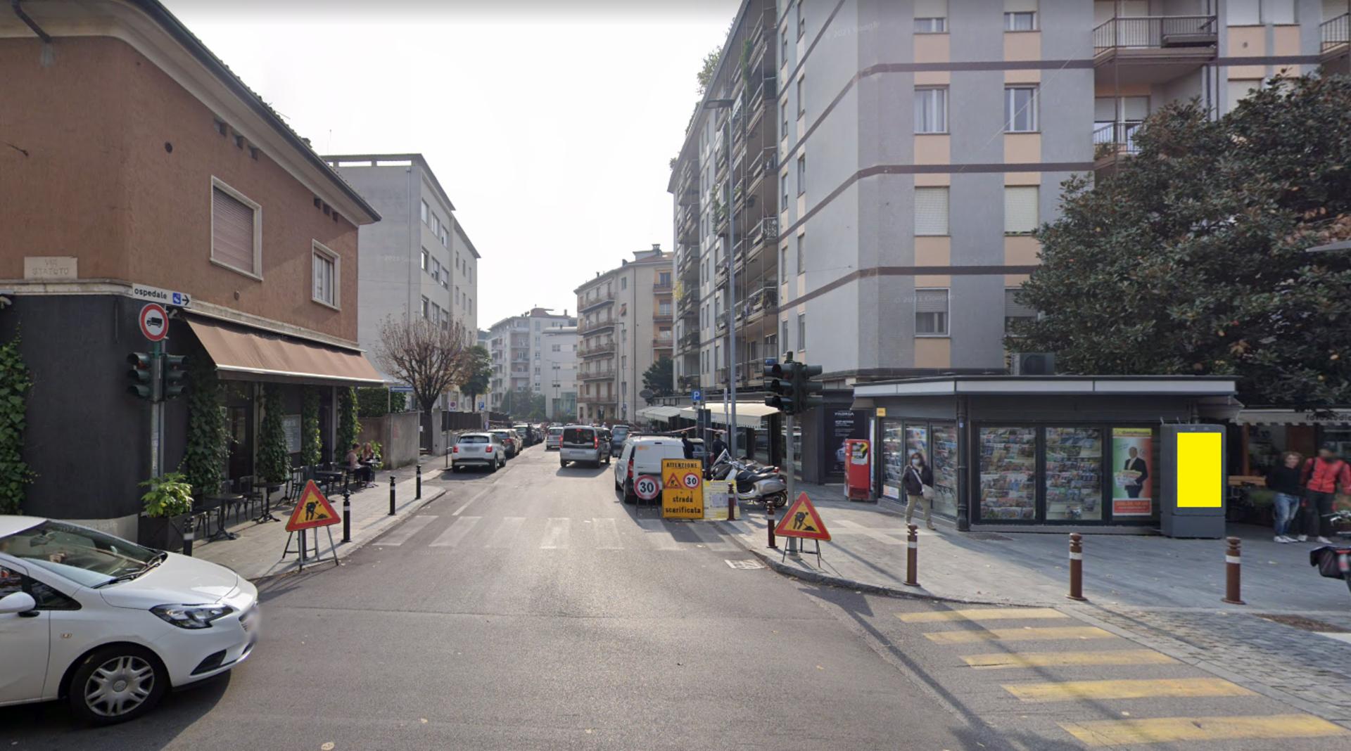 Impianto TOTEM DIGITALE a Bergamo, in zona La Marianna