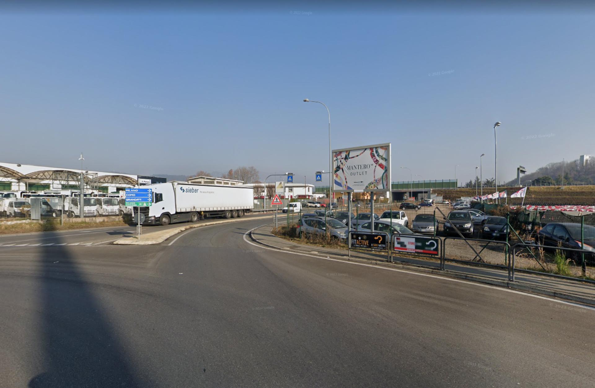 Impianto POSTER a Montano Lucino, in zona Gros Market