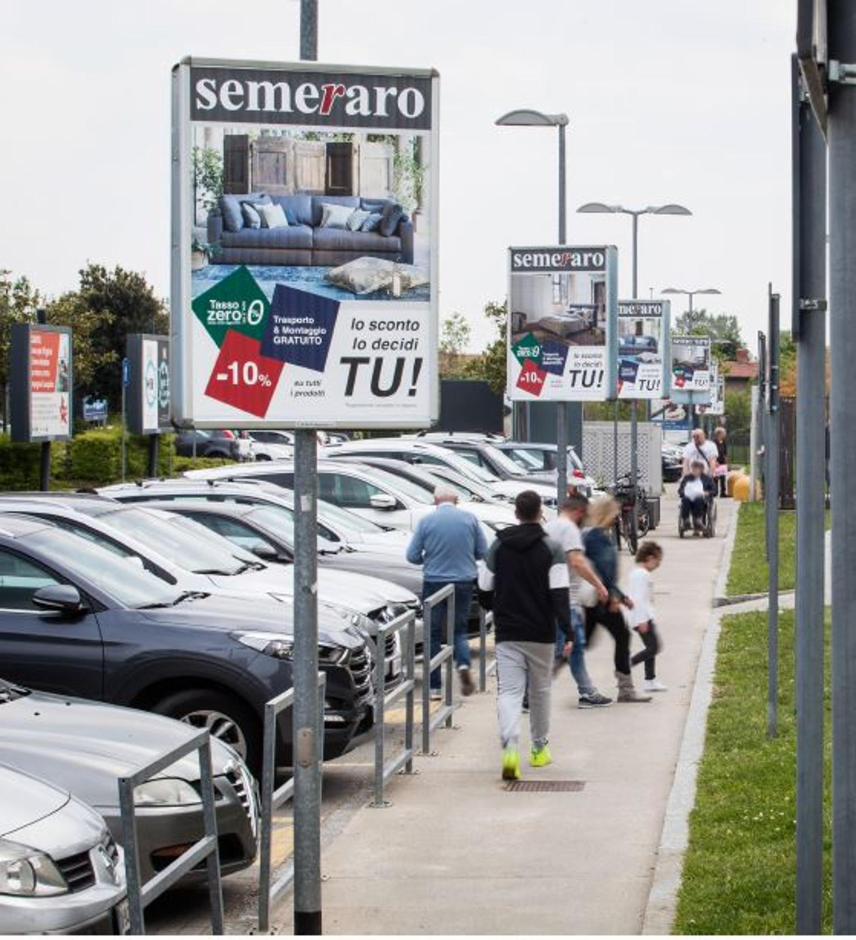 Impianto pole media a Bergamo