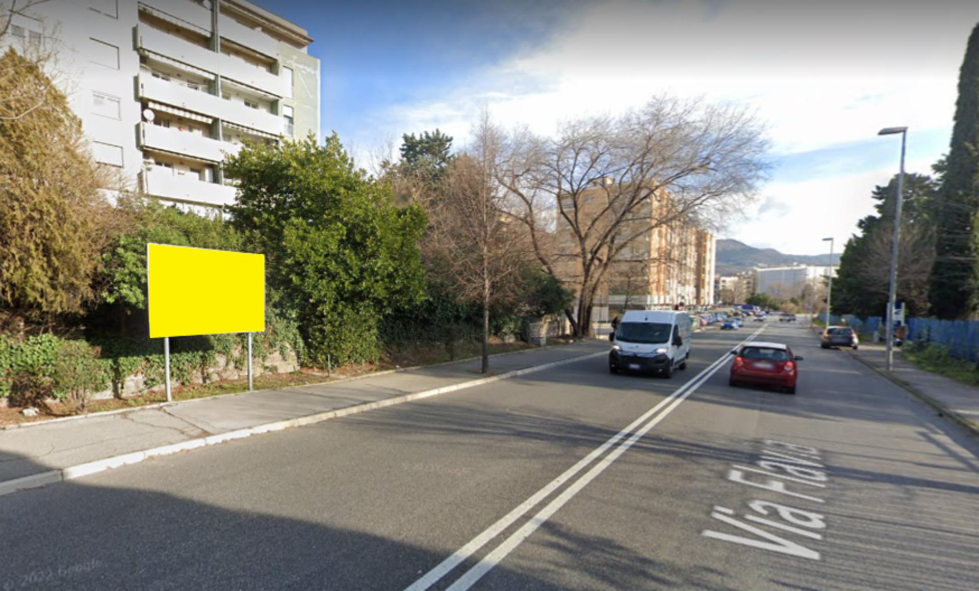 Impianto POSTER a Trieste, in zona Green Bay