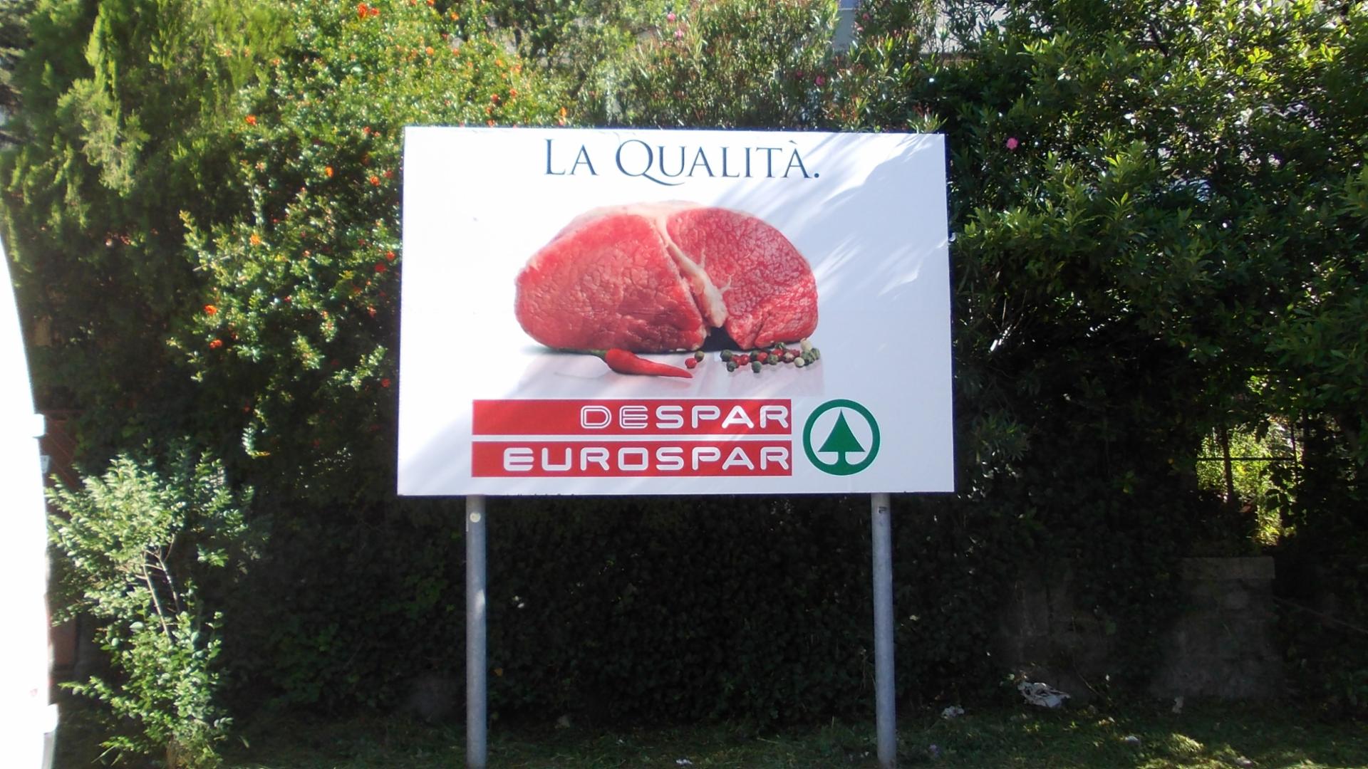 Impianto POSTER a Trieste, in zona Green Bay