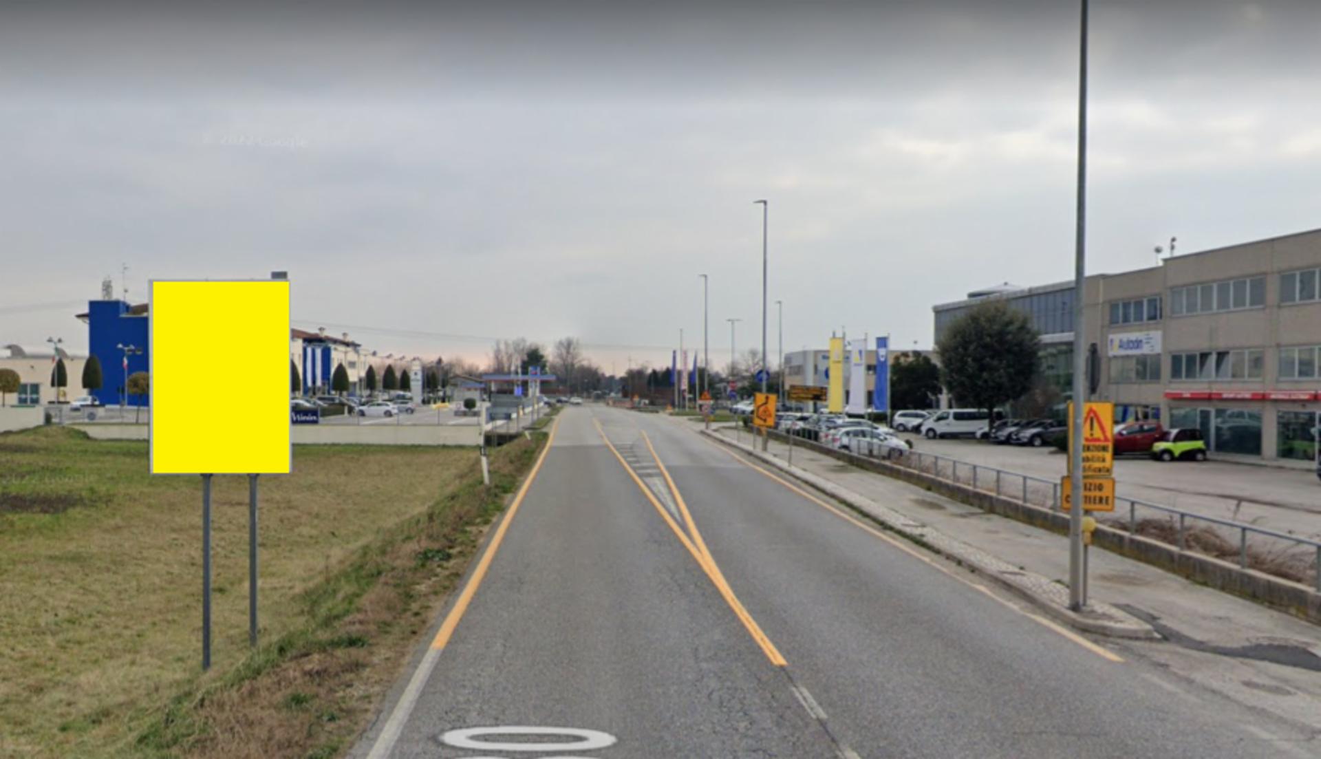 Impianto CARTELLONISTICA a Porpetto, in zona Ostarie da Grop