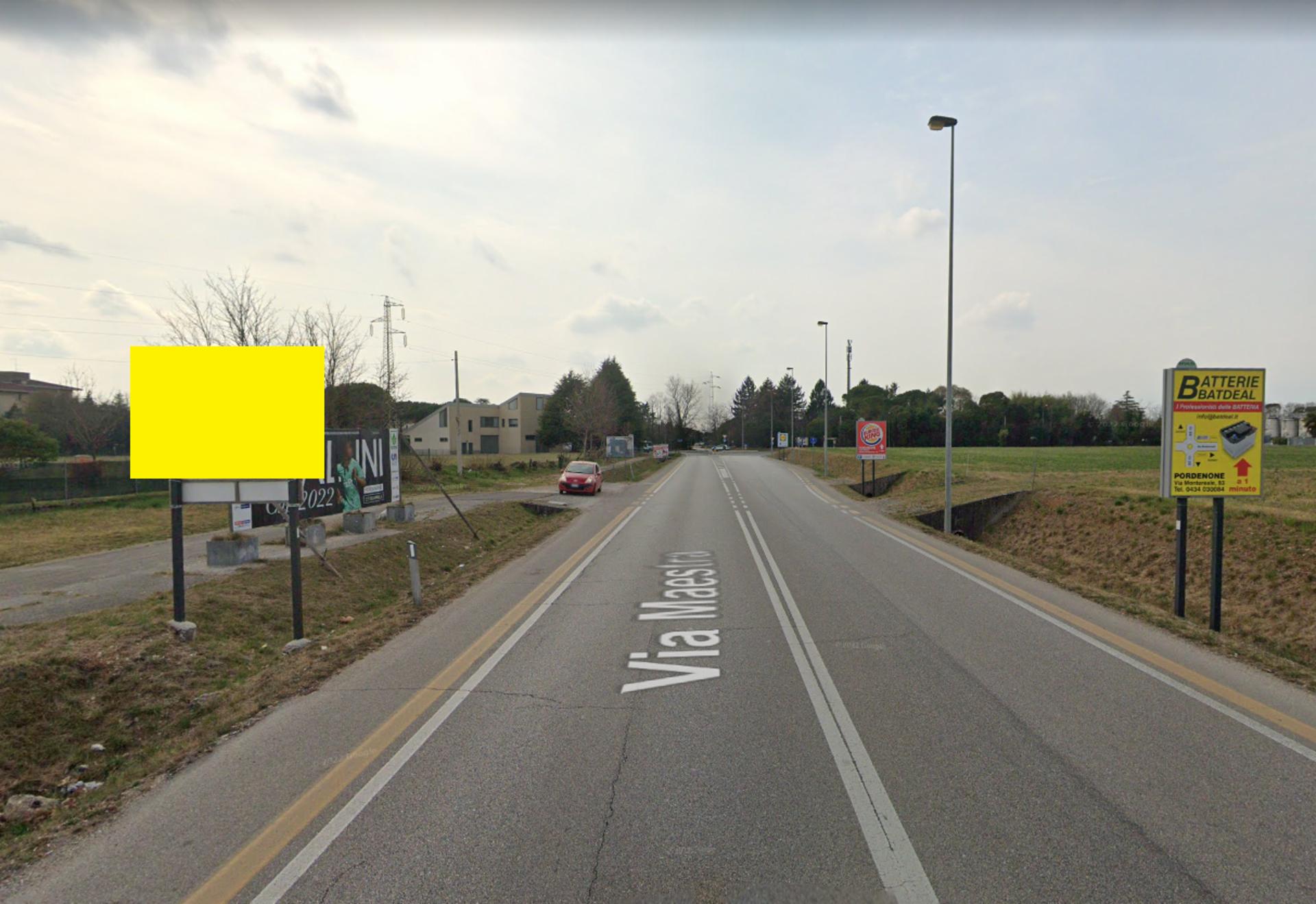 Impianto CARTELLONISTICA a Pordenone, in zona Liceo Leopardi-Majorana