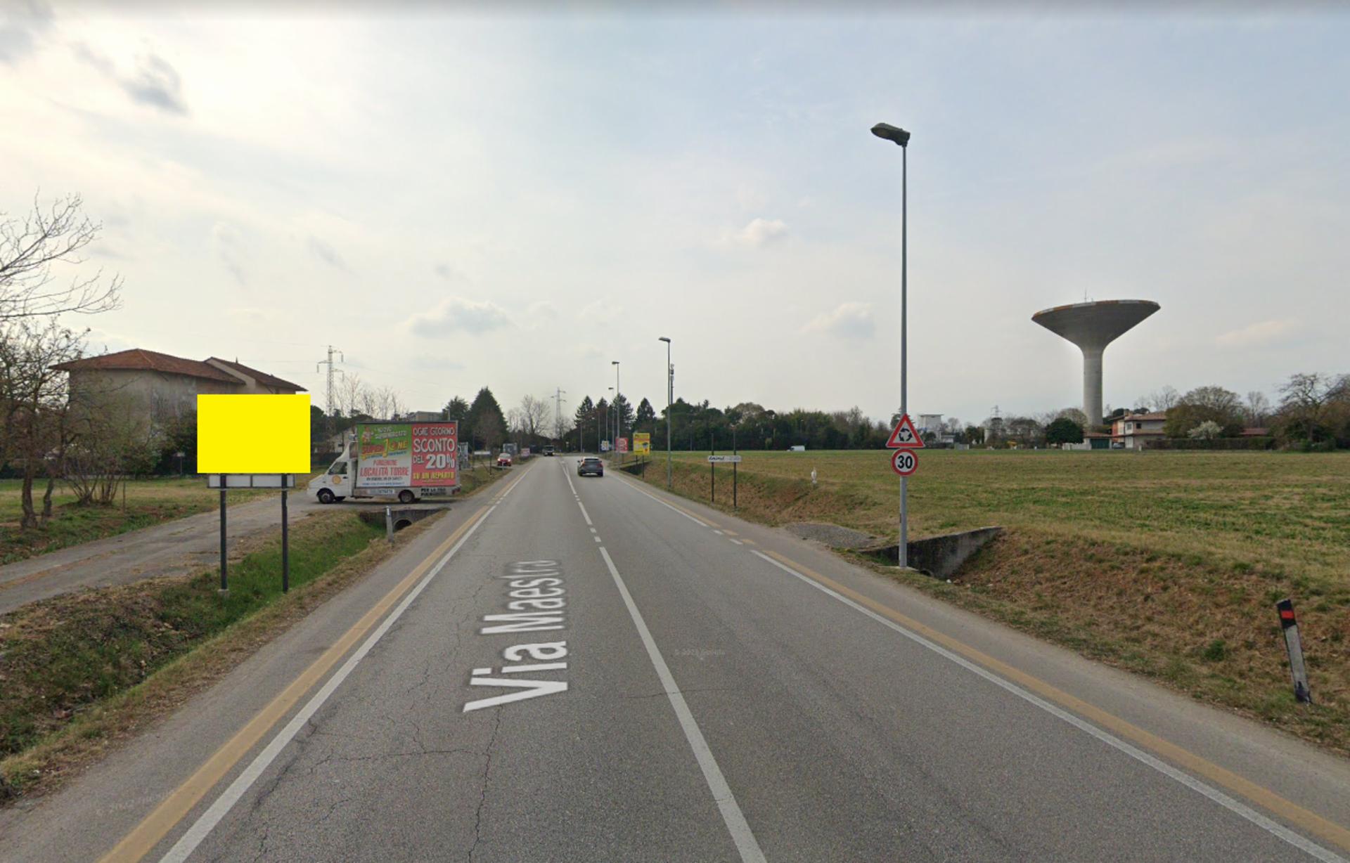 Impianto CARTELLONISTICA a Pordenone, in zona Liceo Leopardi-Majorana