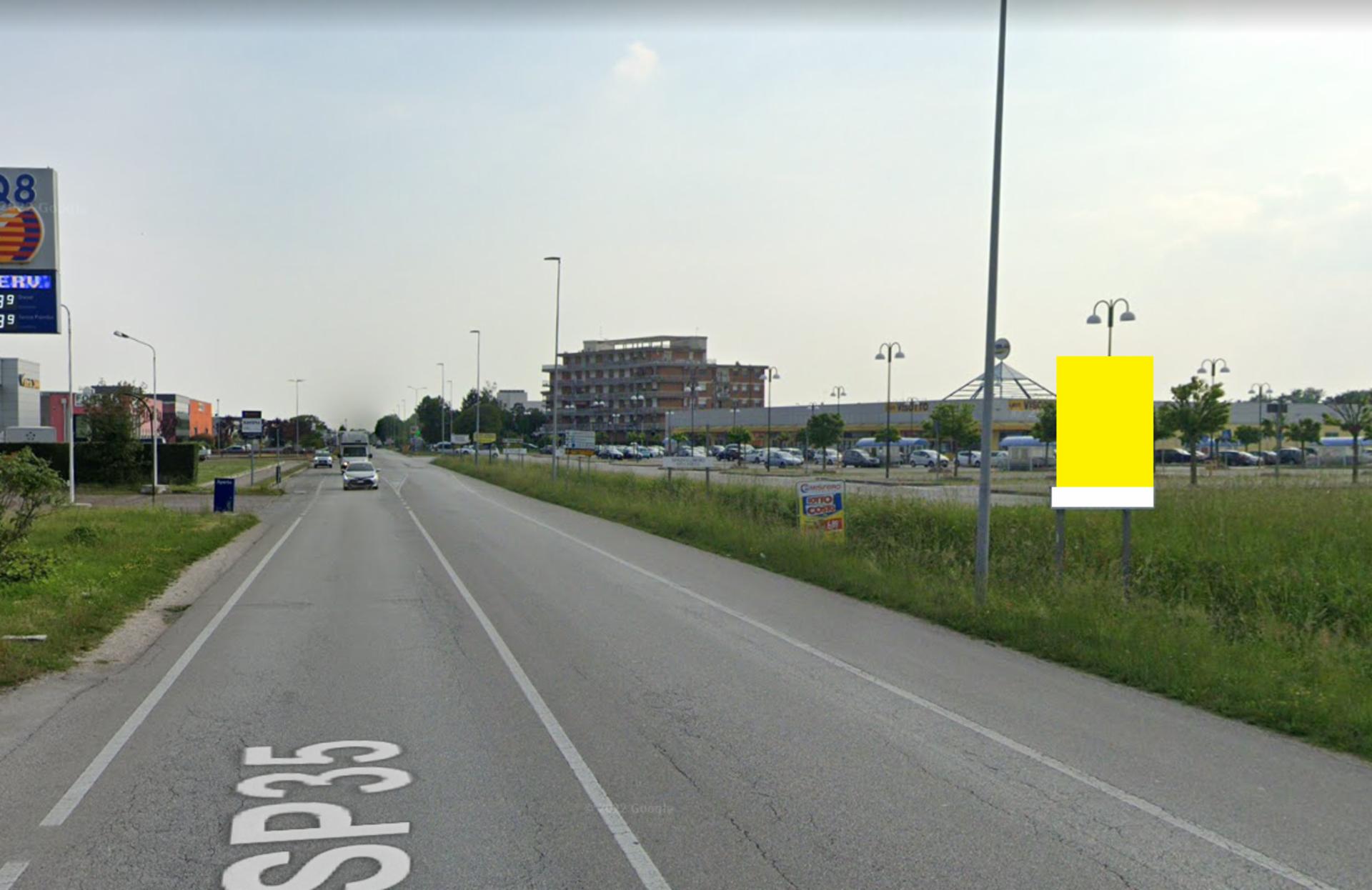 Impianto CARTELLONISTICA a Pordenone, in zona Q8