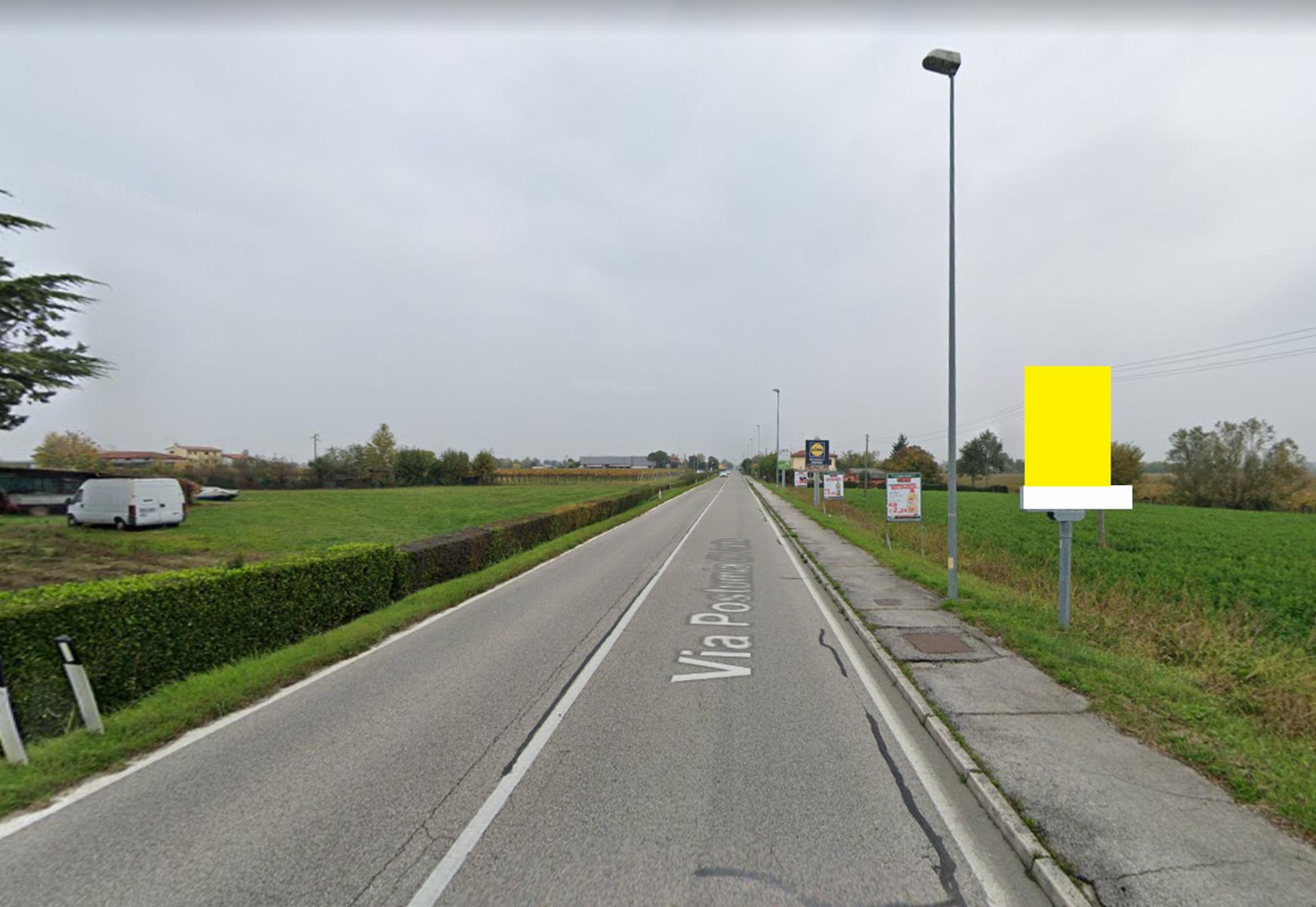 Impianto CARTELLONISTICA a Oderzo, in zona Chiesa Parrocchiale san Filippo e san Giacomo apostolo