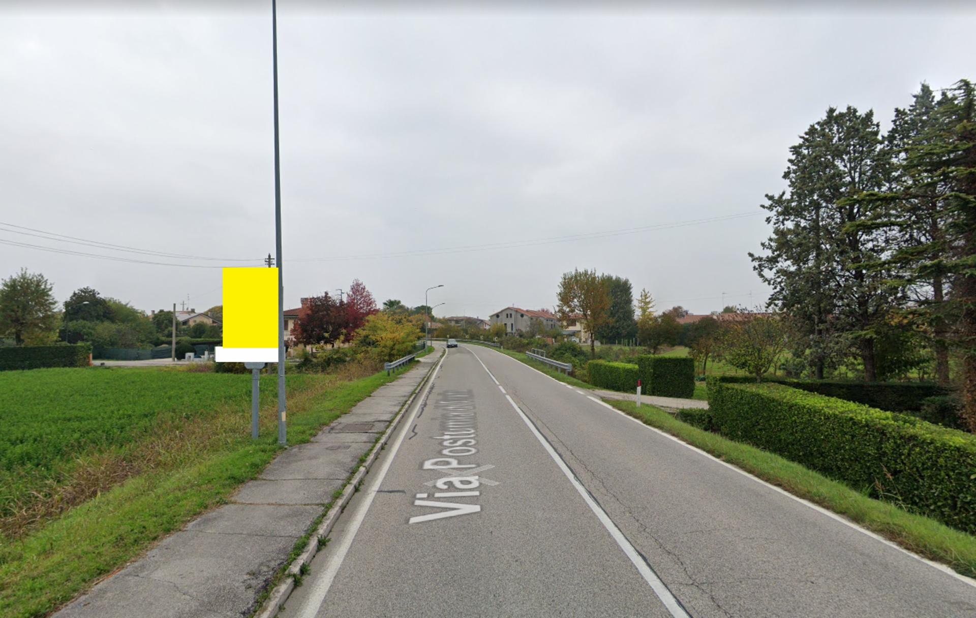 Impianto CARTELLONISTICA a Oderzo, in zona Chiesa Parrocchiale san Filippo e san Giacomo apostolo