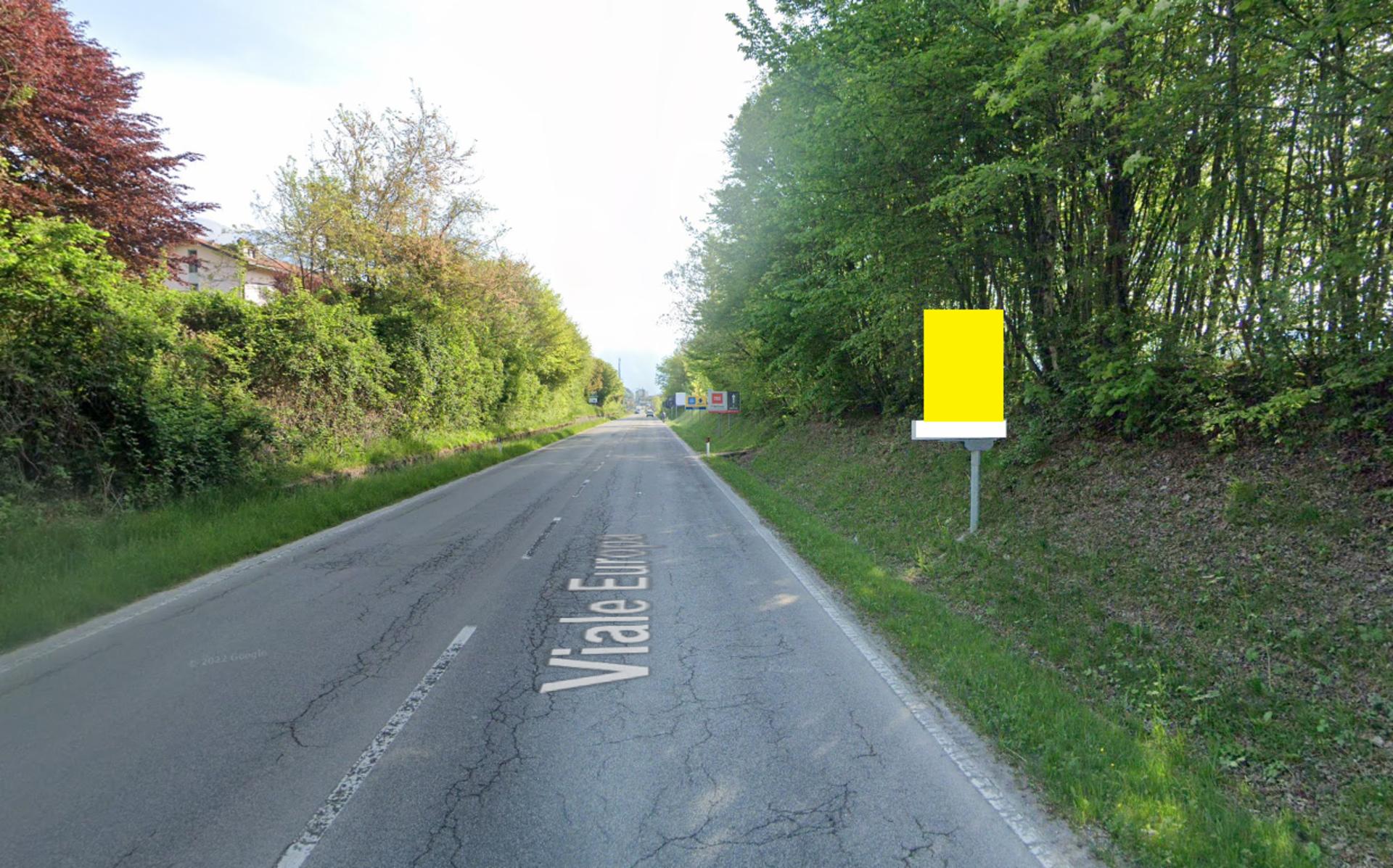Impianto CARTELLONISTICA a Belluno, in zona Bar CucaGas