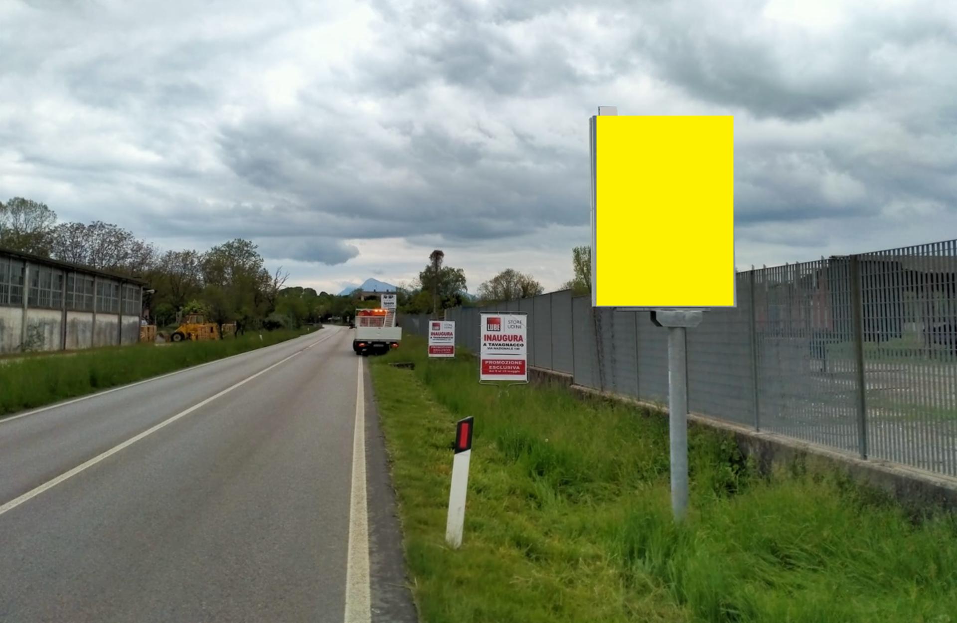 Impianto CARTELLONISTICA a Cassacco, in zona Fabrros' Pub