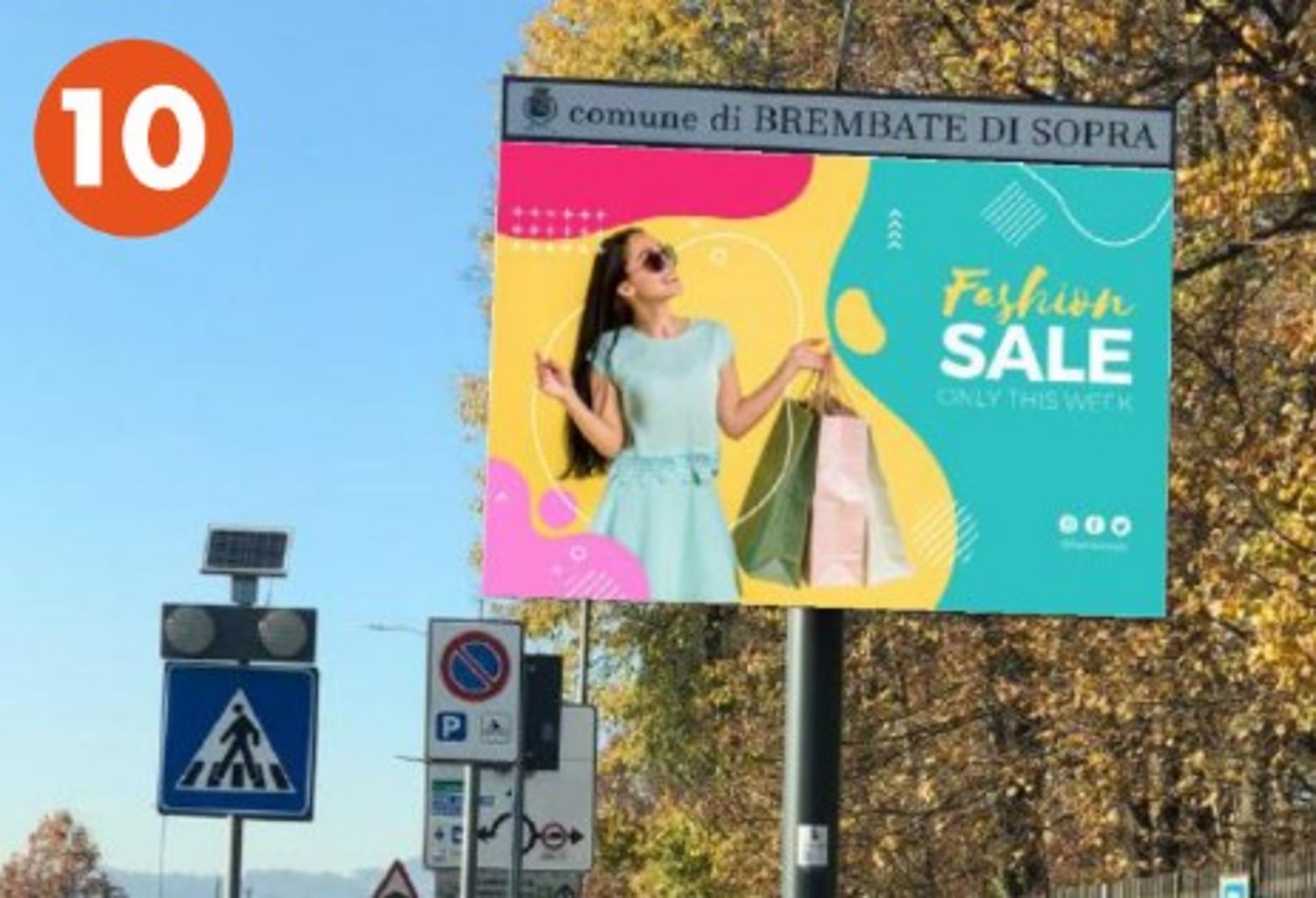 Impianto DISPLAY / LED a Brembate di Sopra, in zona EuroSpin