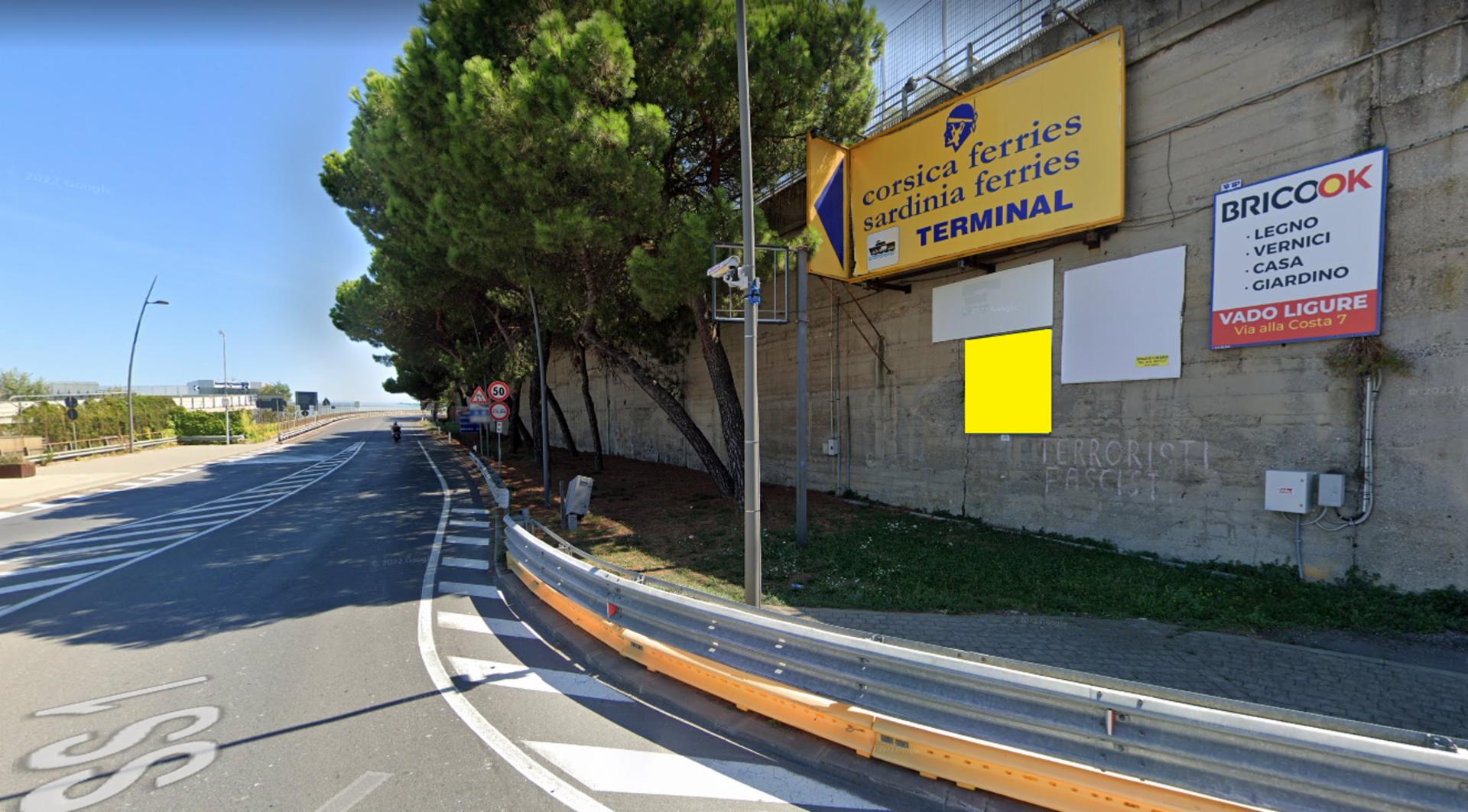Impianto CARTELLONISTICA a Vado Ligure, in zona Il Brillo per caso