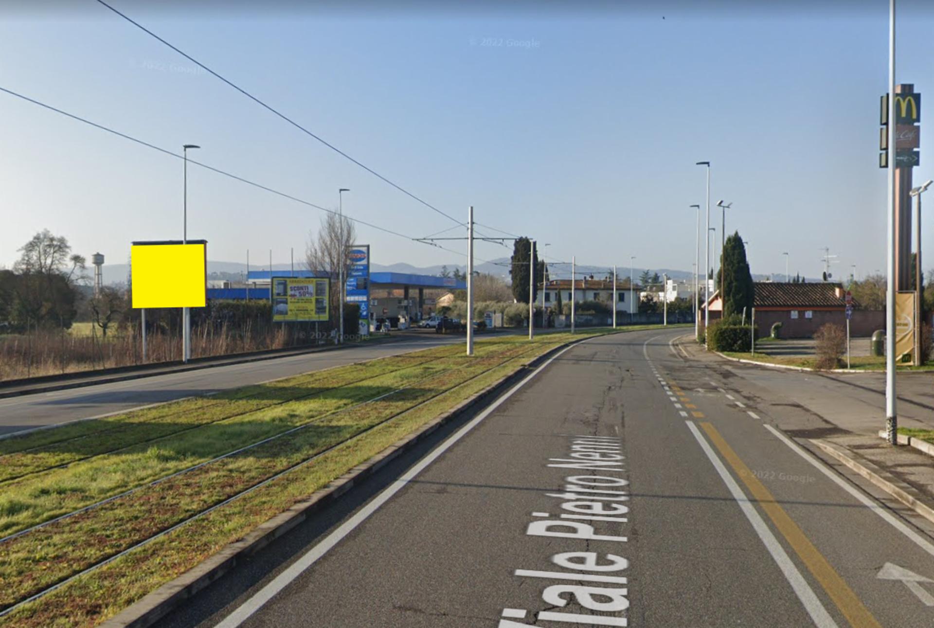 Impianto POSTER a Firenze, in zona McDonald's