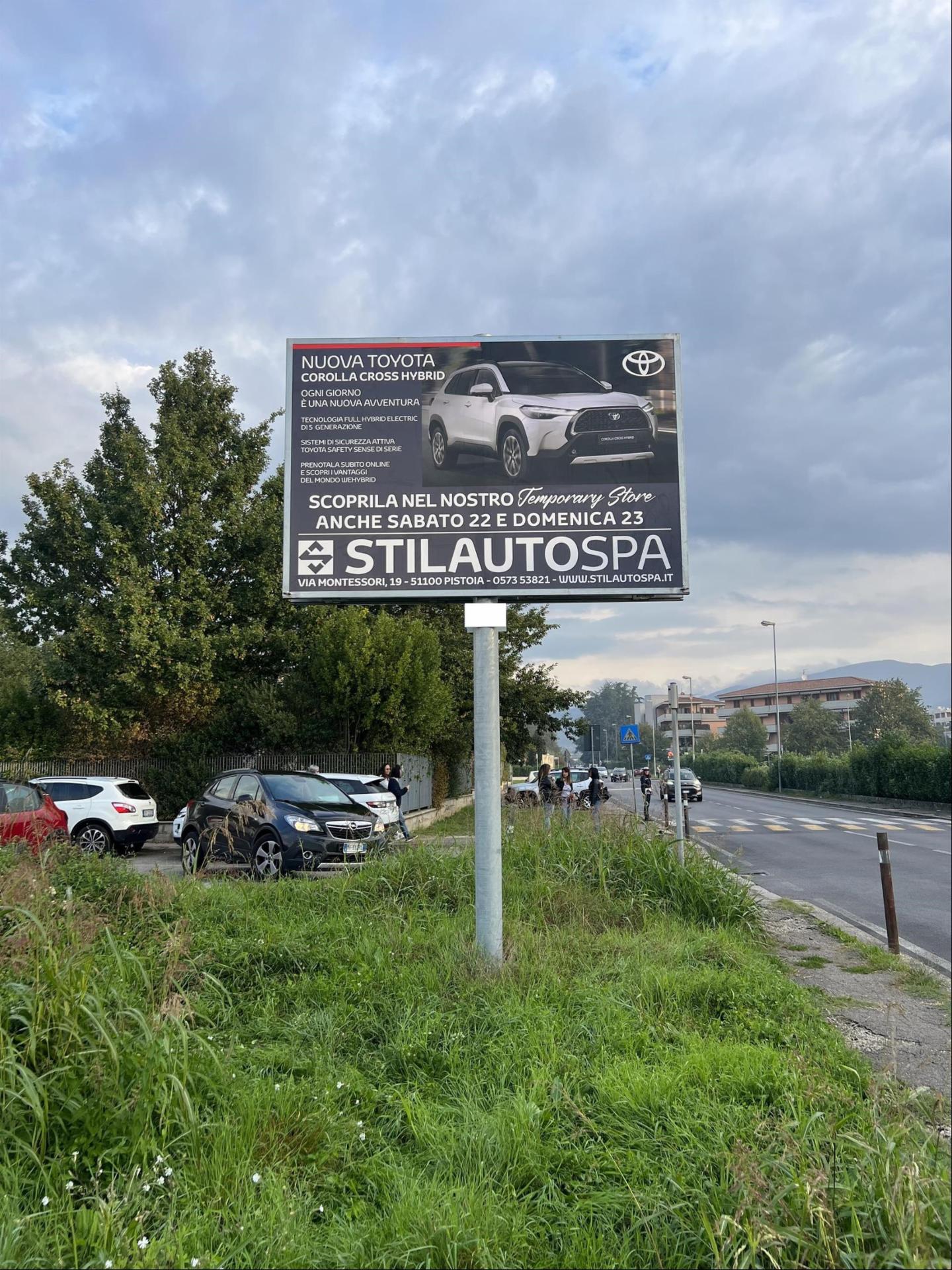 Impianto POSTER a Pistoia, in zona Crudelia