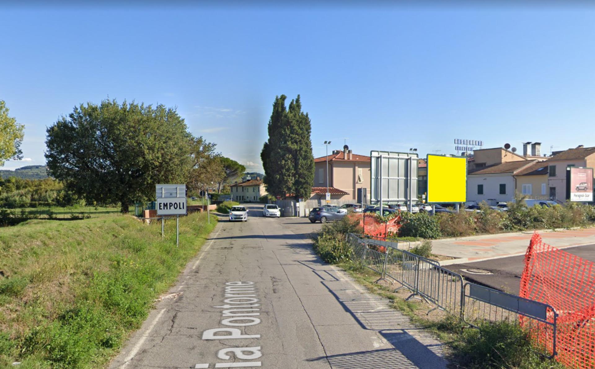 Impianto POSTER a Empoli, in zona Decathlon