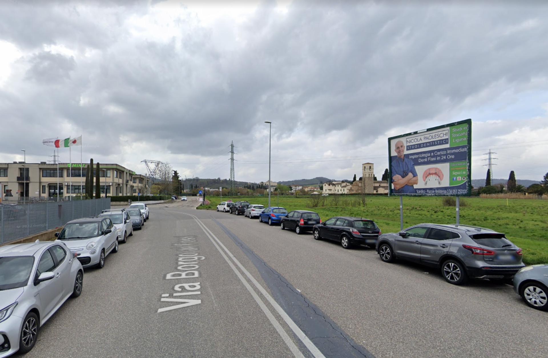 Impianto POSTER a Scandicci, in zona Centro di documentazione dell'associazione Mani Tese