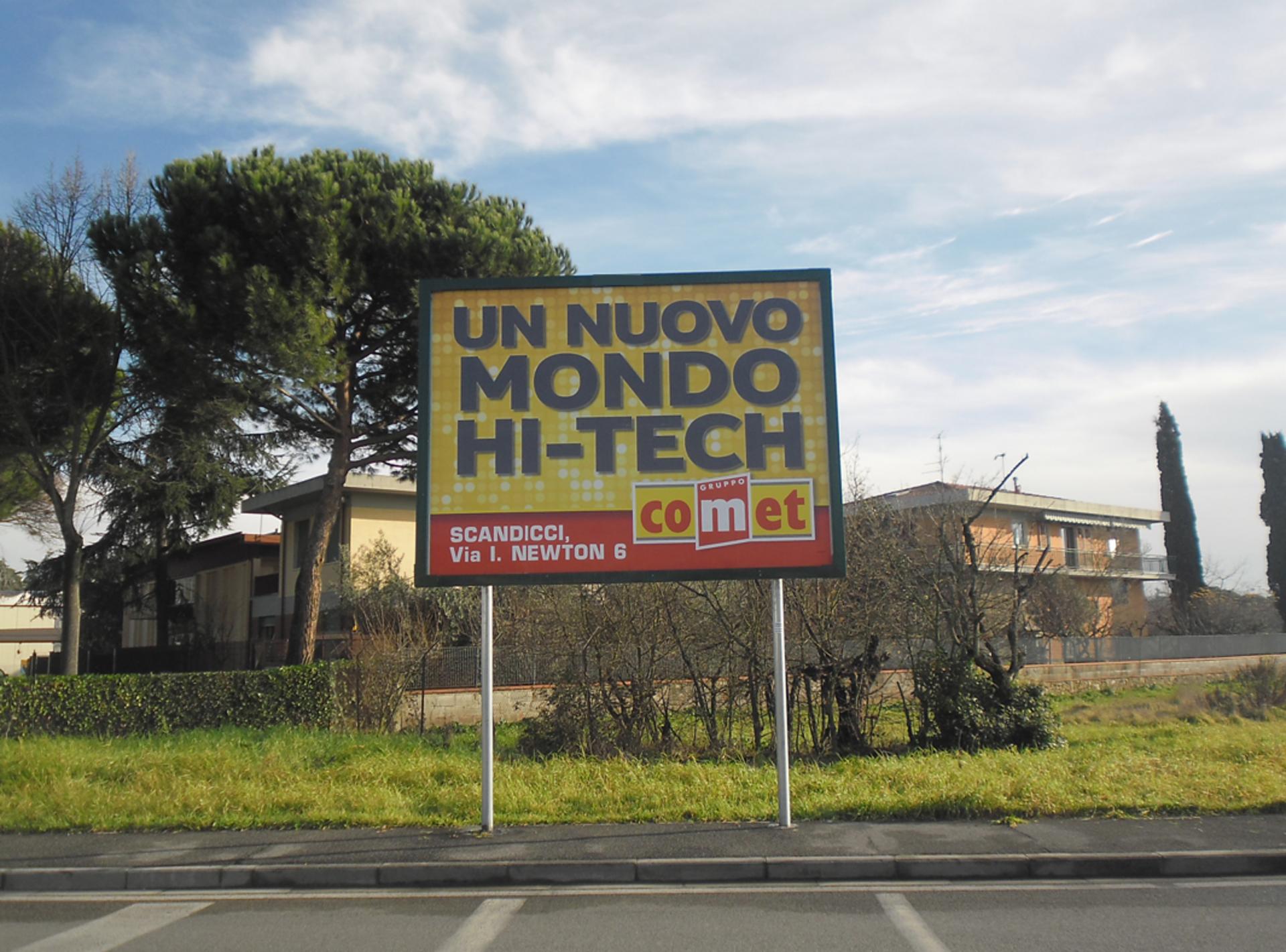 Impianto POSTER a Scandicci, in zona Al Fumetto