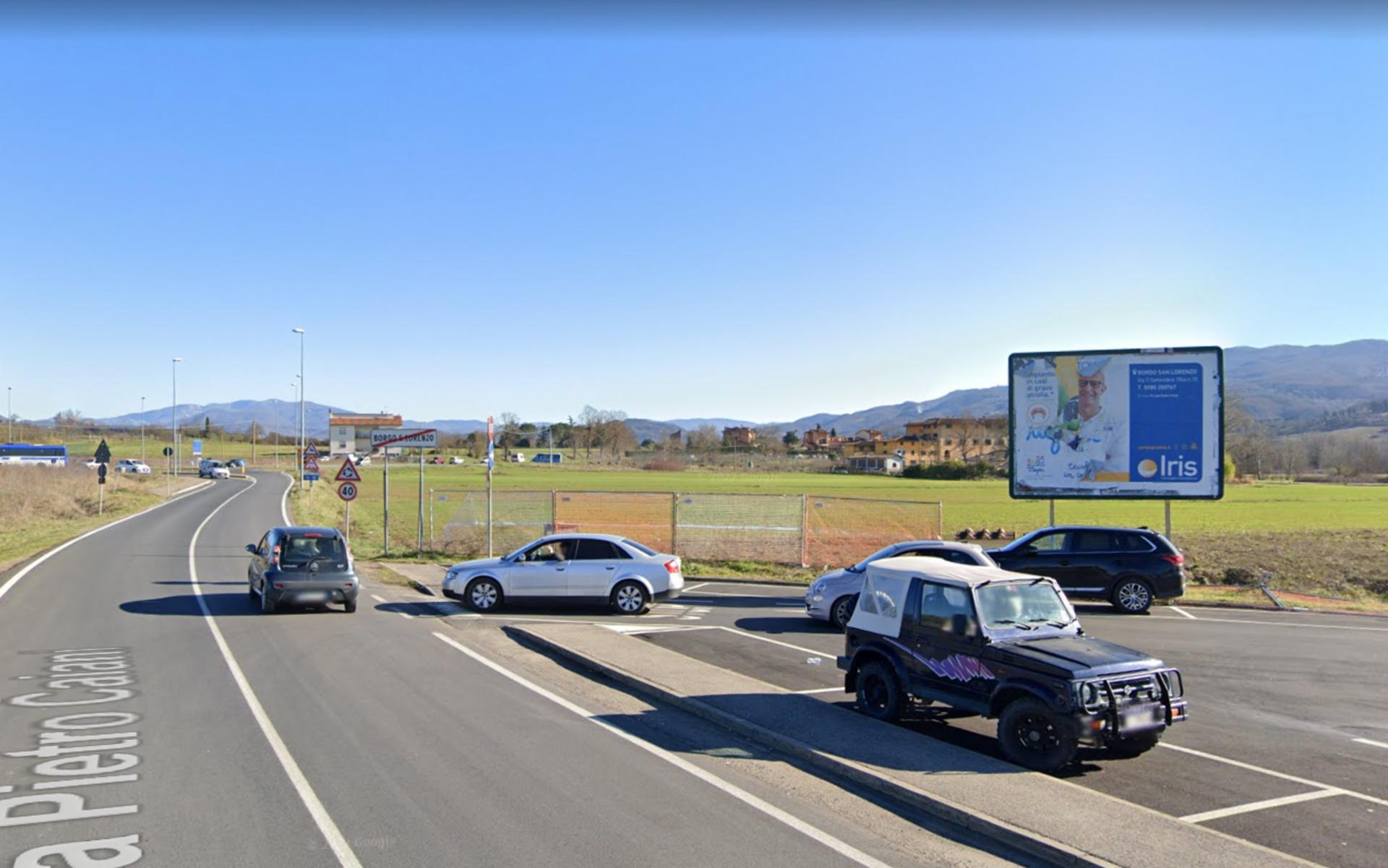 Impianto POSTER a Borgo San Lorenzo, in zona Stazionamento Bus Borgo S.L.