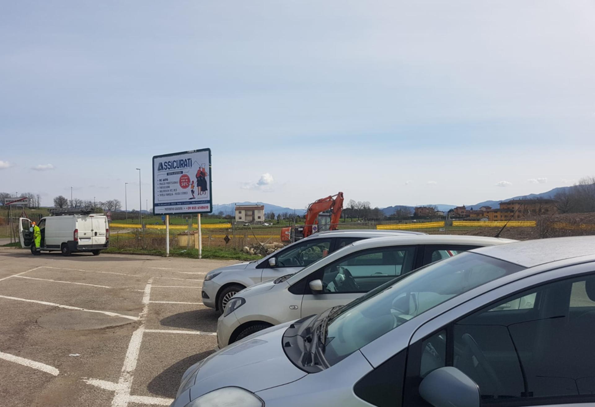 Impianto POSTER a Borgo San Lorenzo, in zona Stazionamento Bus Borgo S.L.
