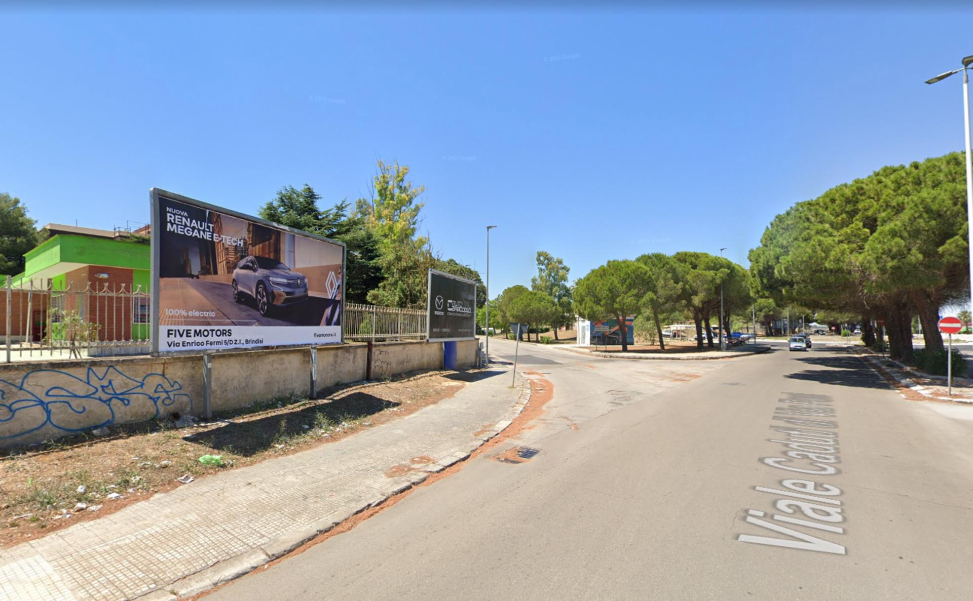 Impianto 6 X 3 a Brindisi, in zona OVS