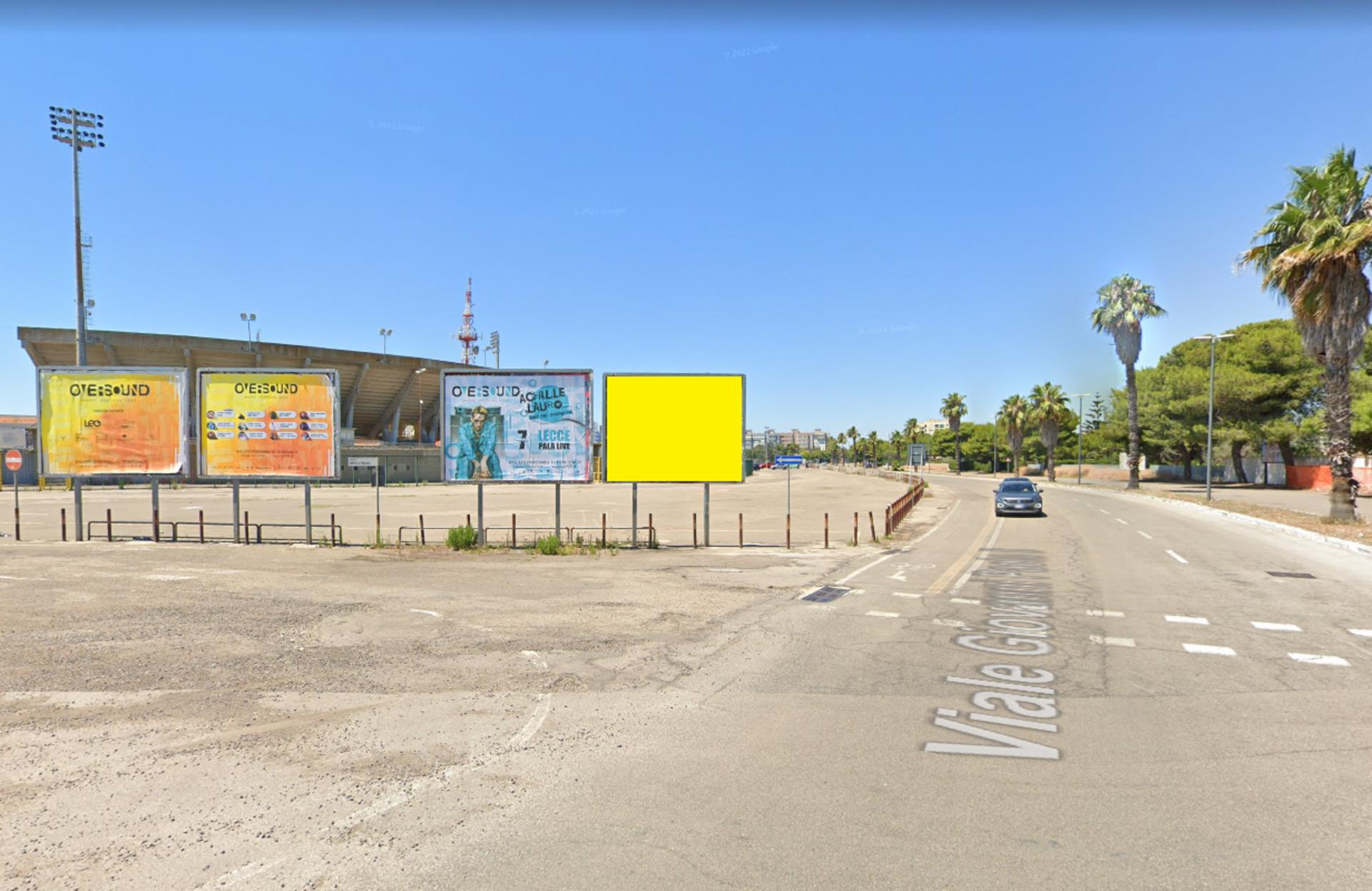 Impianto POSTER a Lecce, in zona Stadio Ettore Giardiniero - Via del Mare