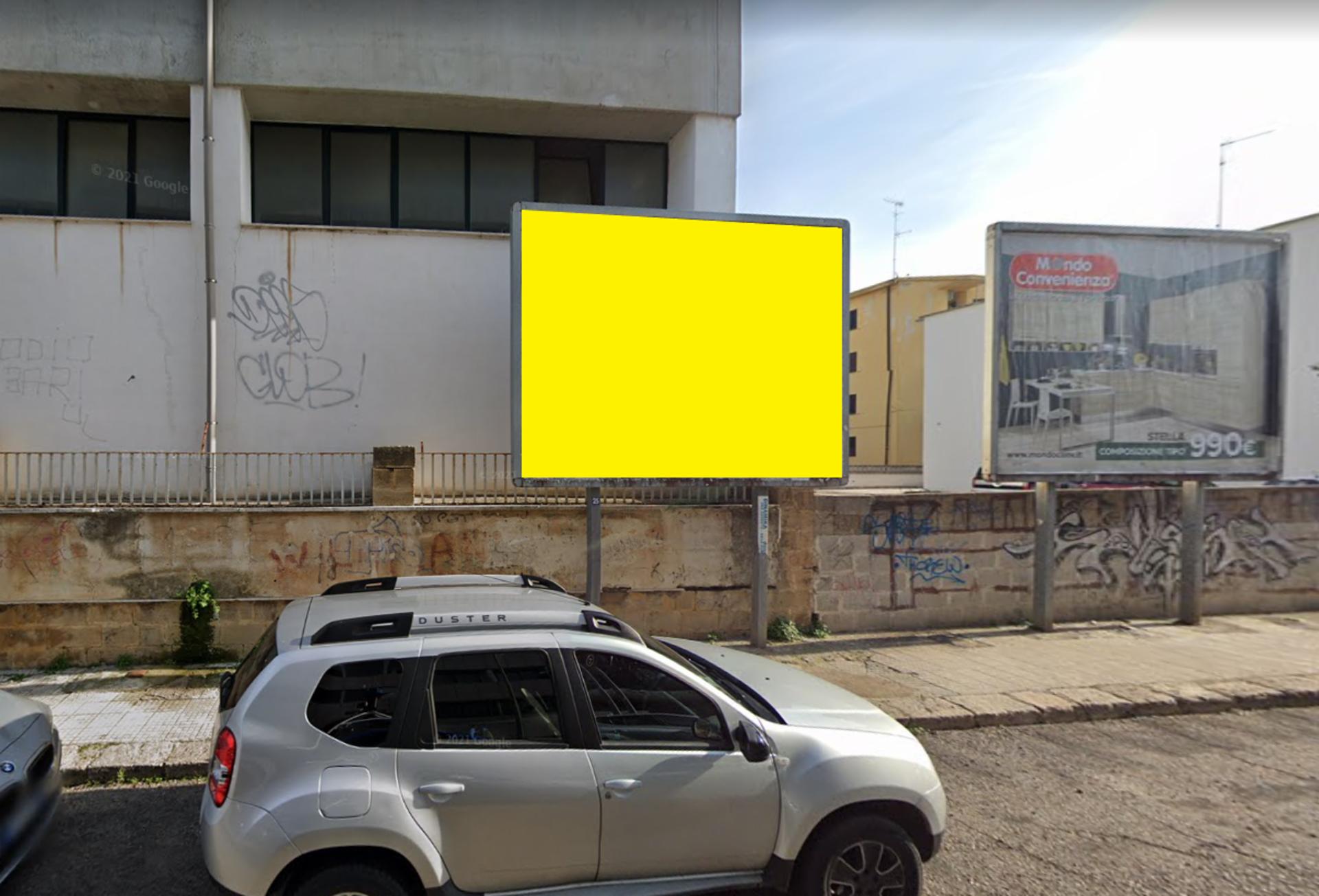 Impianto POSTER a Lecce, in zona Crai