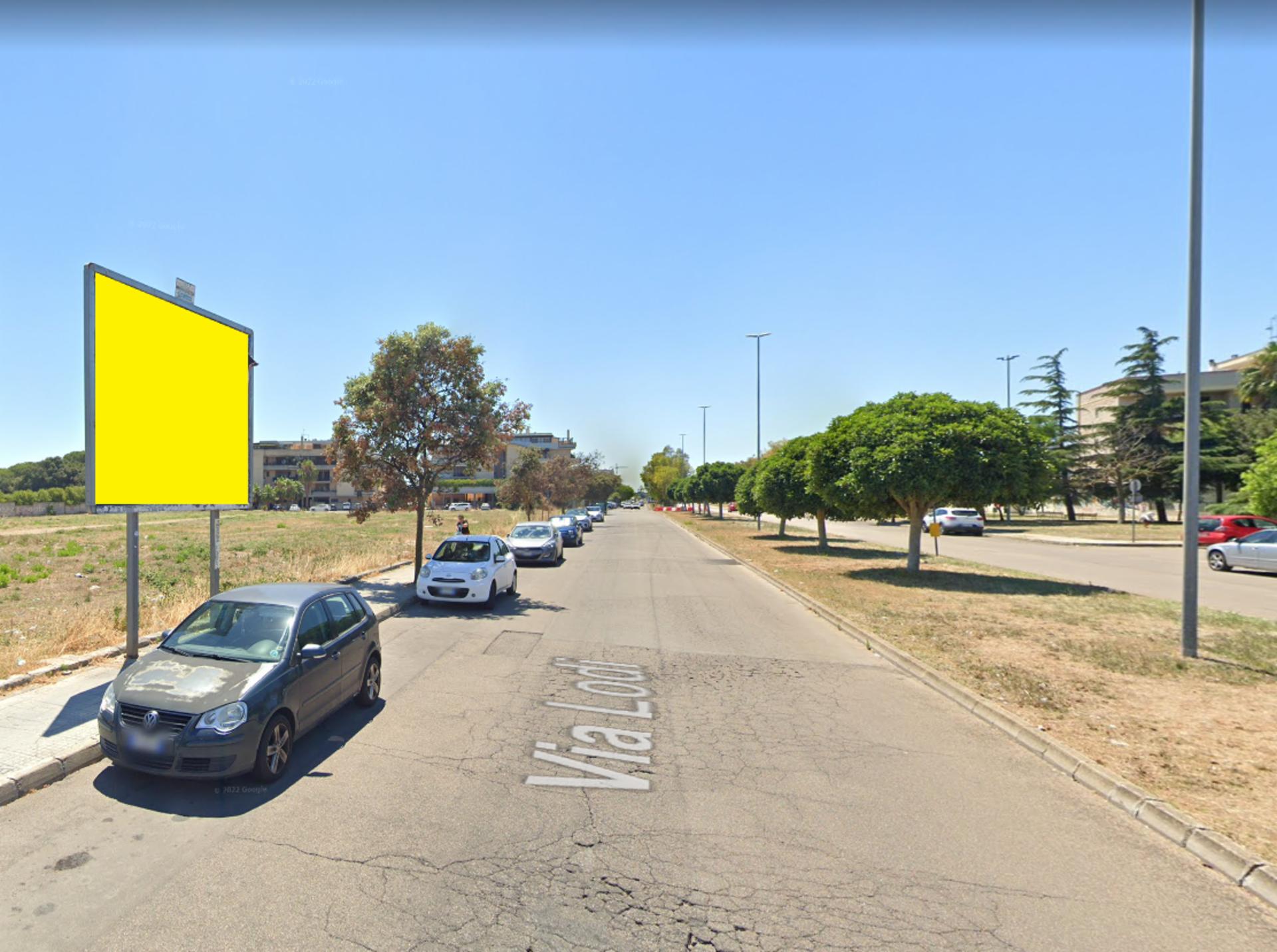 Impianto POSTER a Lecce, in zona Pause