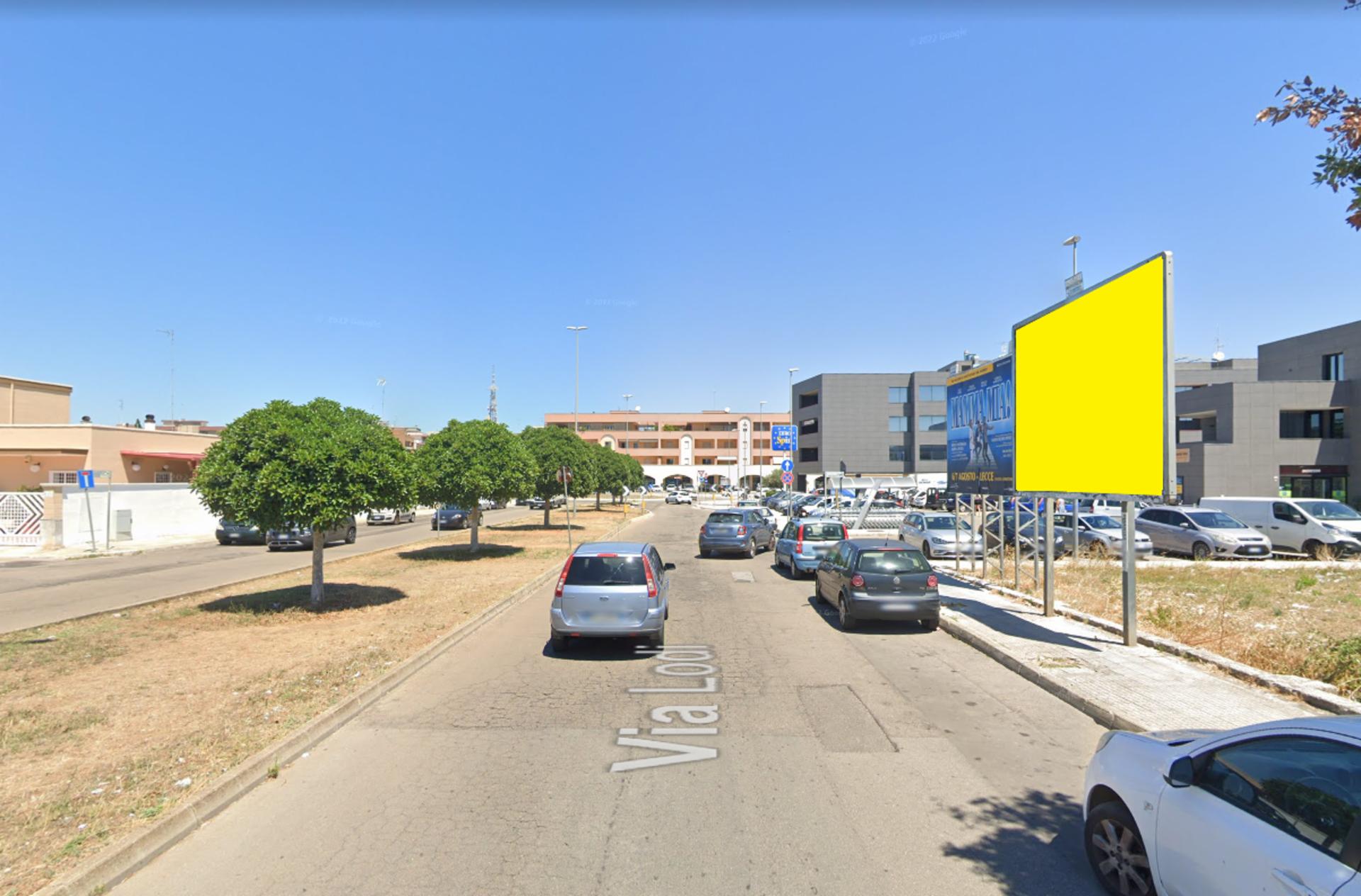 Impianto POSTER a Lecce, in zona Pause