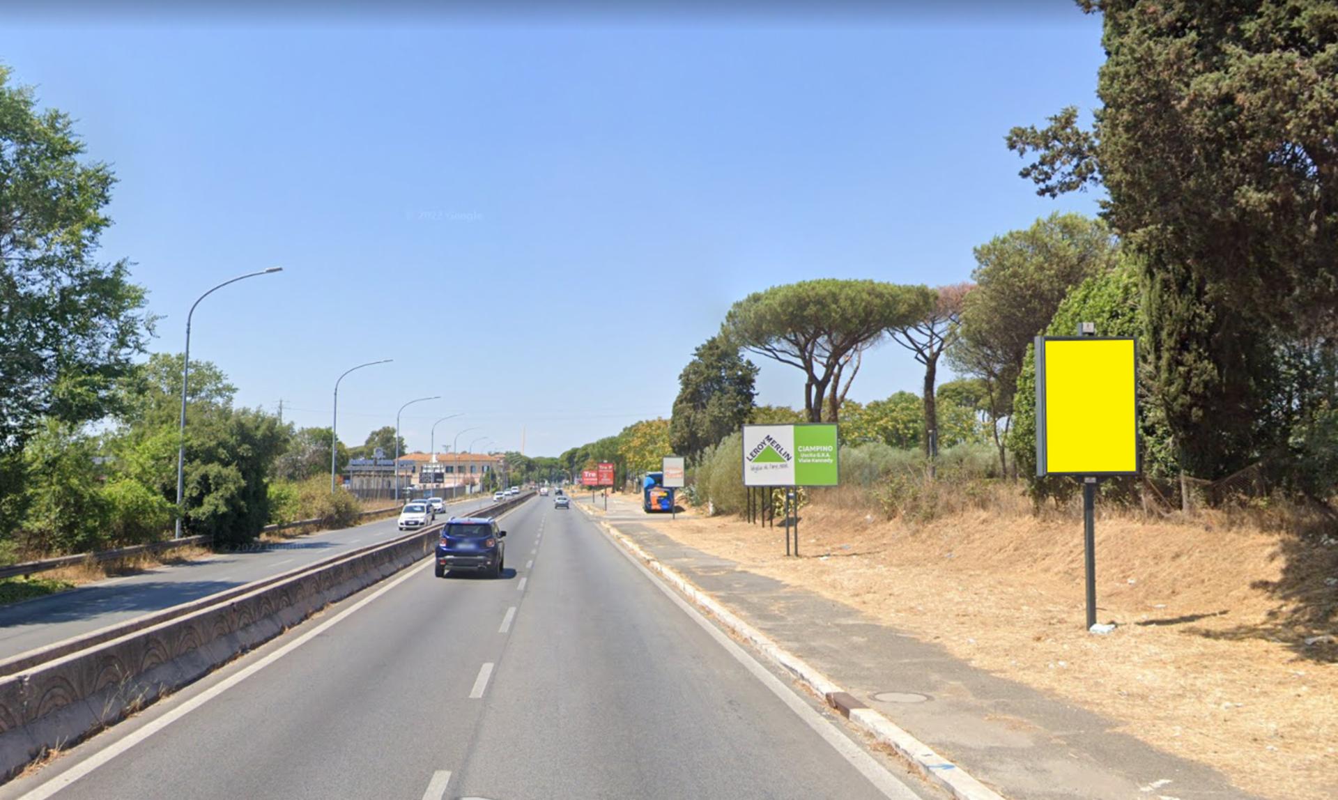 Impianto CARTELLONISTICA a Roma, in zona Cappella della Madonna del Buon Consiglio a Tor di Mezza Via