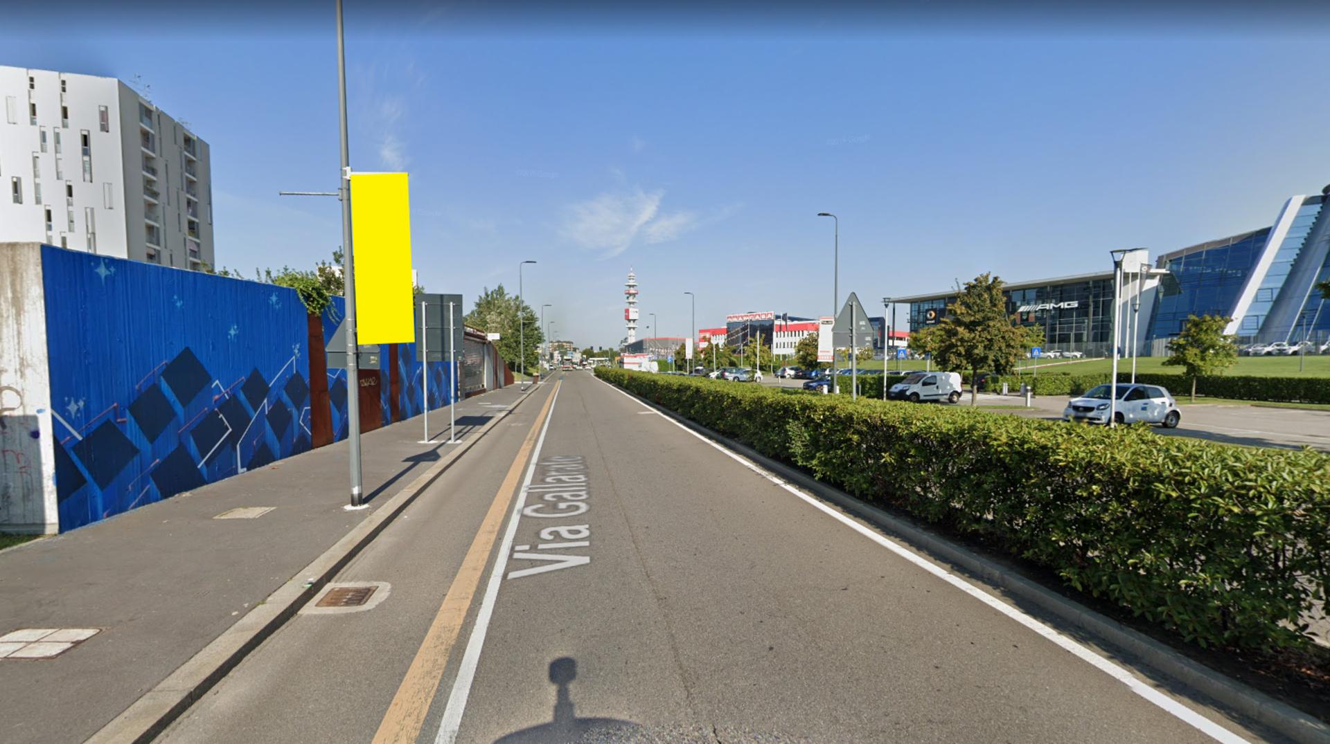 Impianto VERTICAL BANNER a Milano, in zona Mare culturale urbano food hub Cascina Merlata