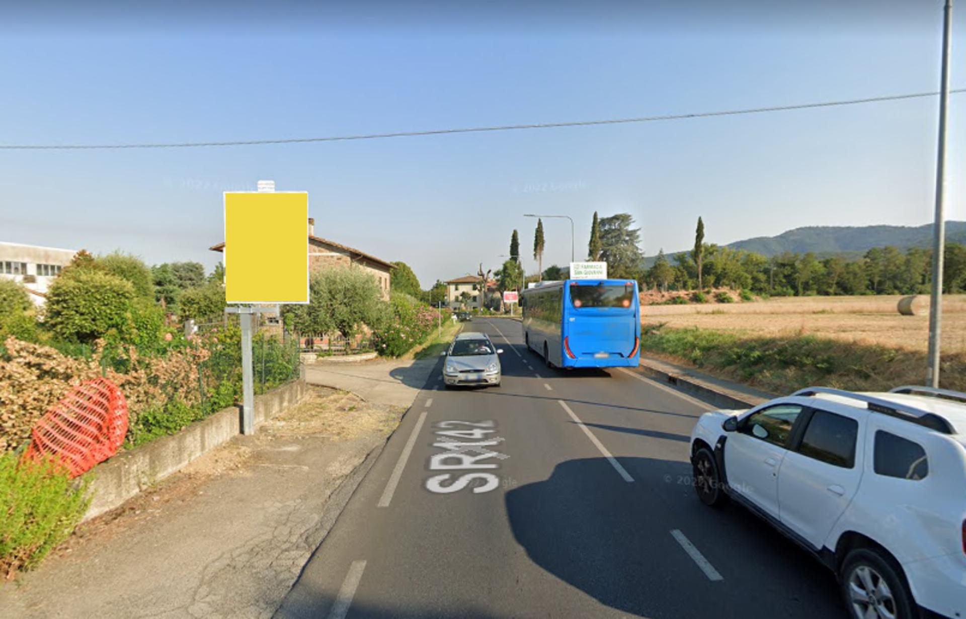 Impianto CARTELLONISTICA a Arezzo, in zona Chiesa di San Martino
