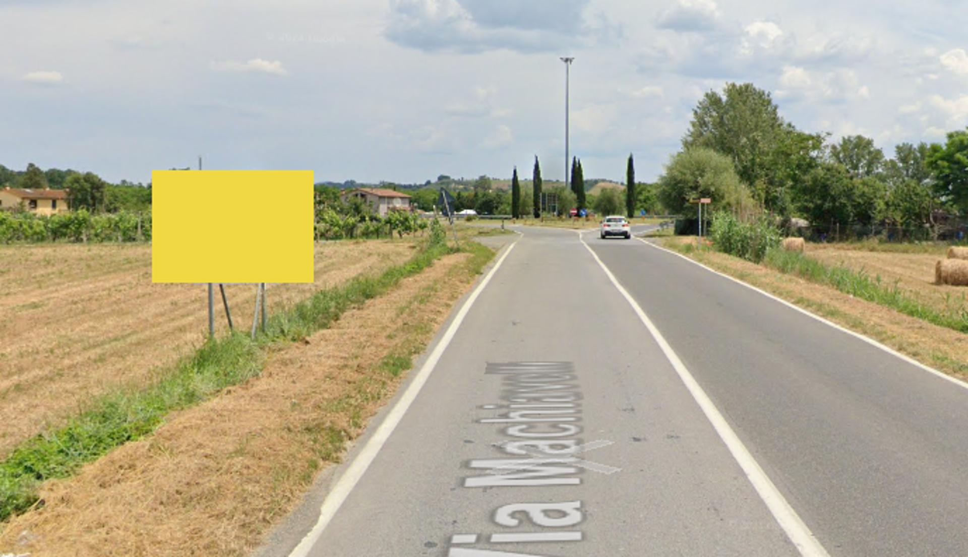 Impianto CARTELLONISTICA a Castelfiorentino, in zona Maneggio