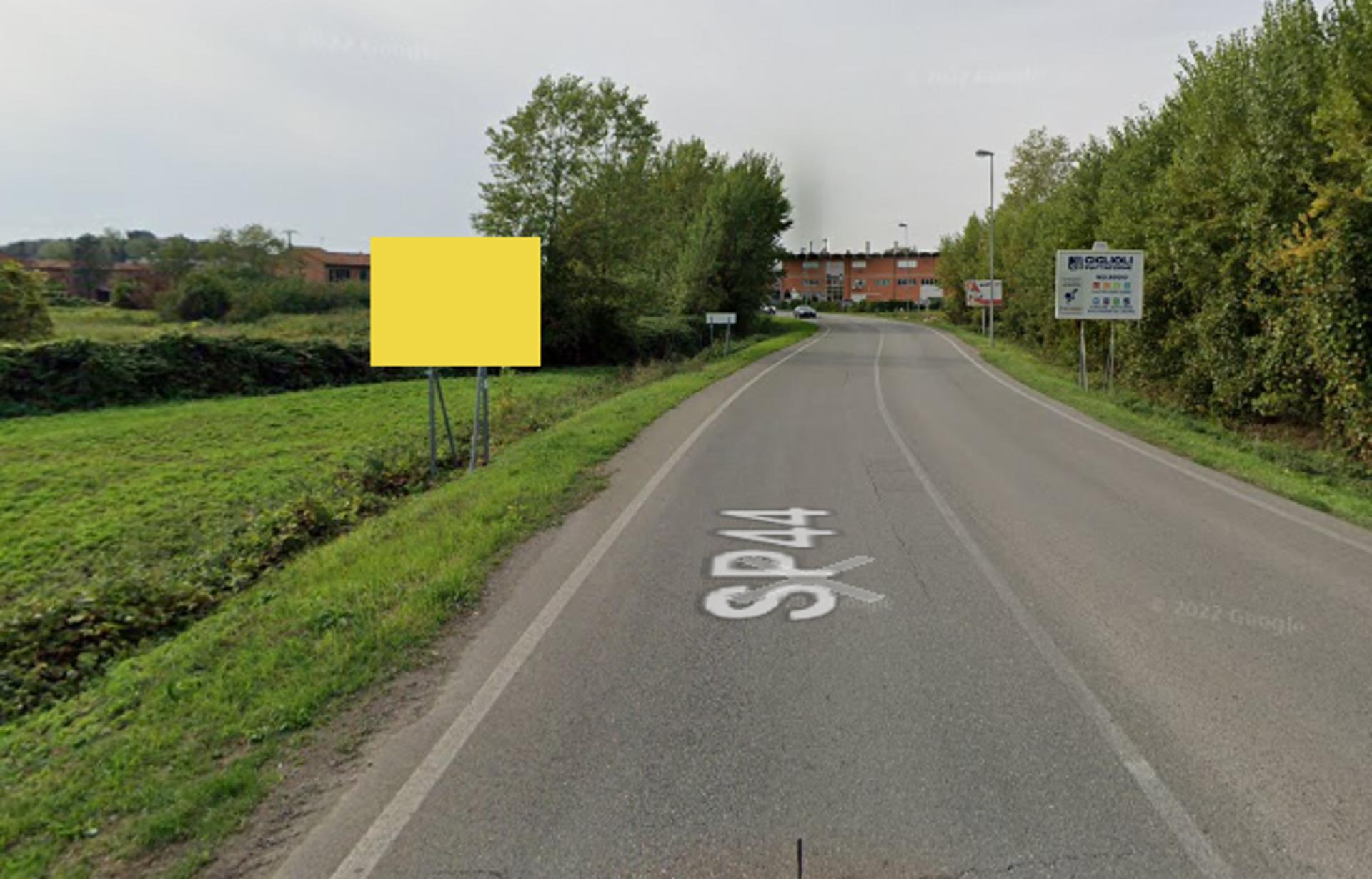 Impianto CARTELLONISTICA a San Miniato, in zona Biblioteca comunale - Sezione di Ponte a Egola