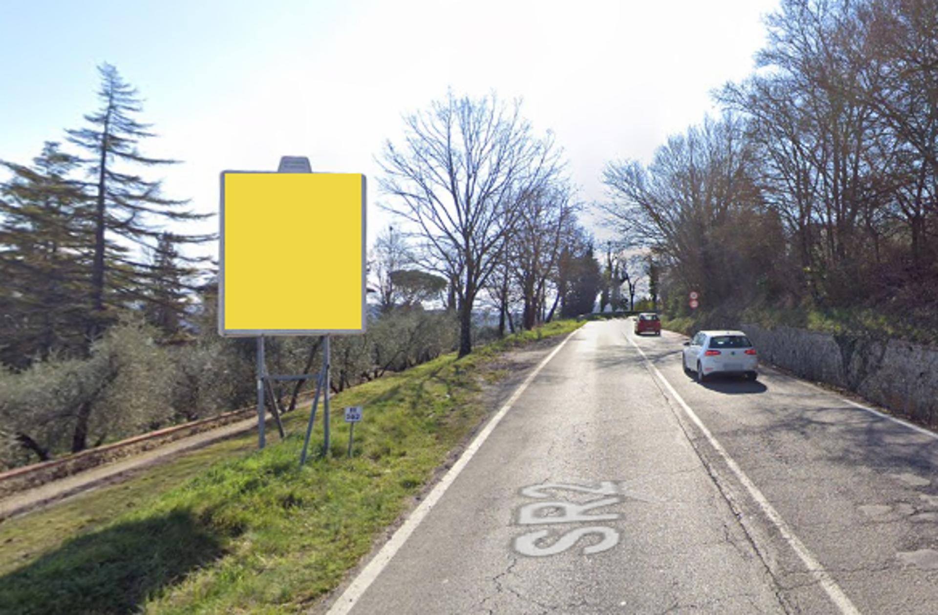 Impianto CARTELLONISTICA a San Casciano in Val di Pesa, in zona Villa Poggio Torselli