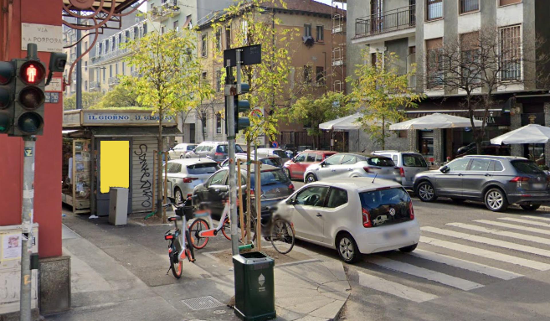 Impianto TOTEM DIGITALE a Milano, in zona Birrificio Lambrate