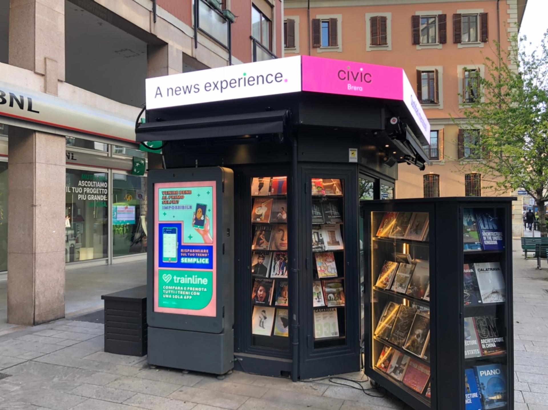 Impianto TOTEM DIGITALE a Milano, in zona Vestopazzo