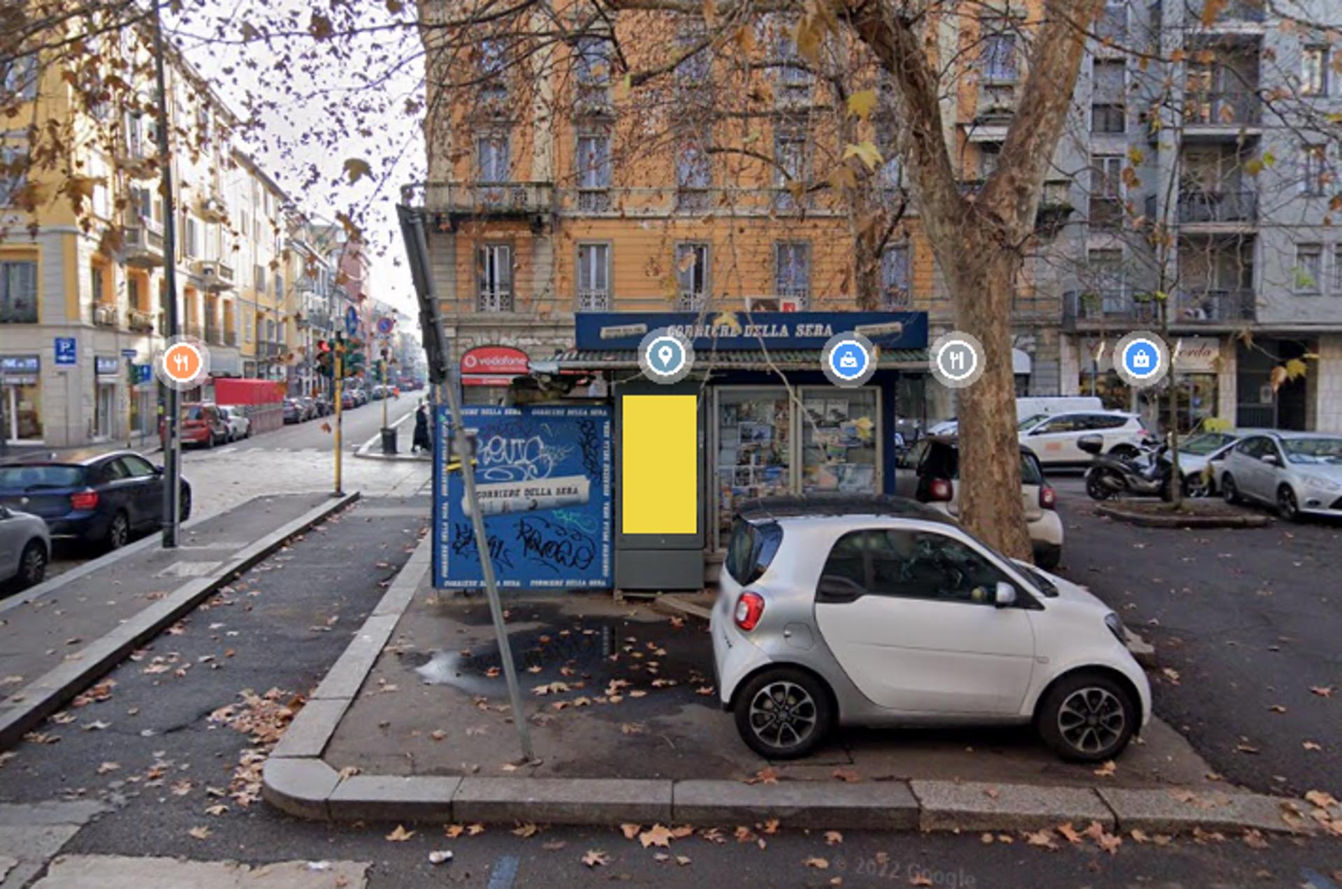 Impianto TOTEM DIGITALE a Milano, in zona Meci