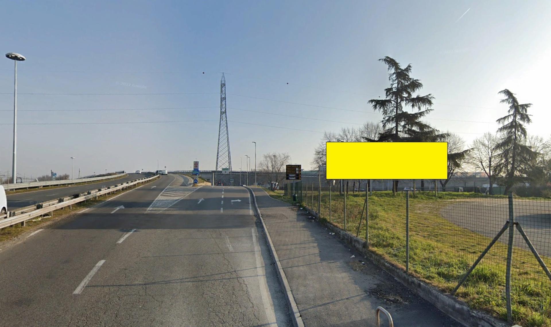 Impianto a Rozzano - Via Curiel dir. Milano prima di svincolo per CC. Fiordaliso e Tangenziali  Rozzano