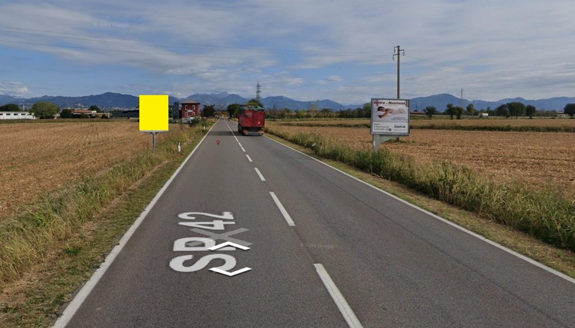 Impianto CARTELLONISTICA a Stezzano, in zona Cappella Morcc di Campagne