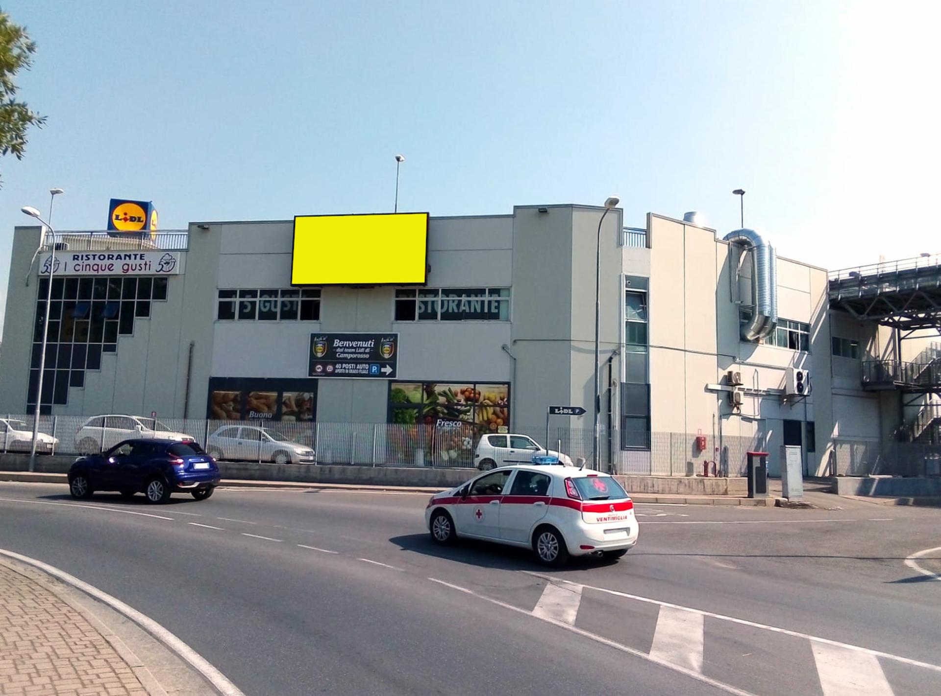 Impianto a VIA BRAIE C/O LIDL  TRA VIA LEONARDO E VIA TURISTICA  Camporosso