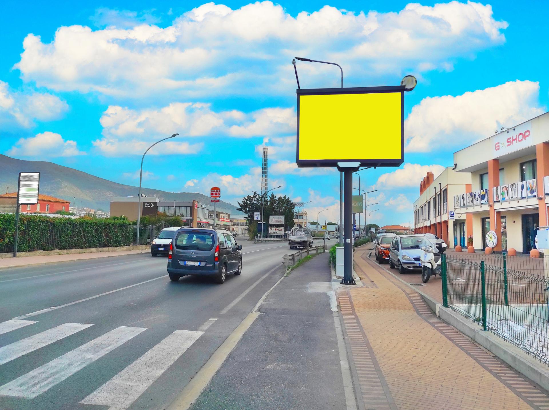 Impianto a SS 1 KM 613 + 252 SX  SS 1 KM 613 + 252 SX  - C/O CIVICO N 219 VIA AURELIA  Ceriale