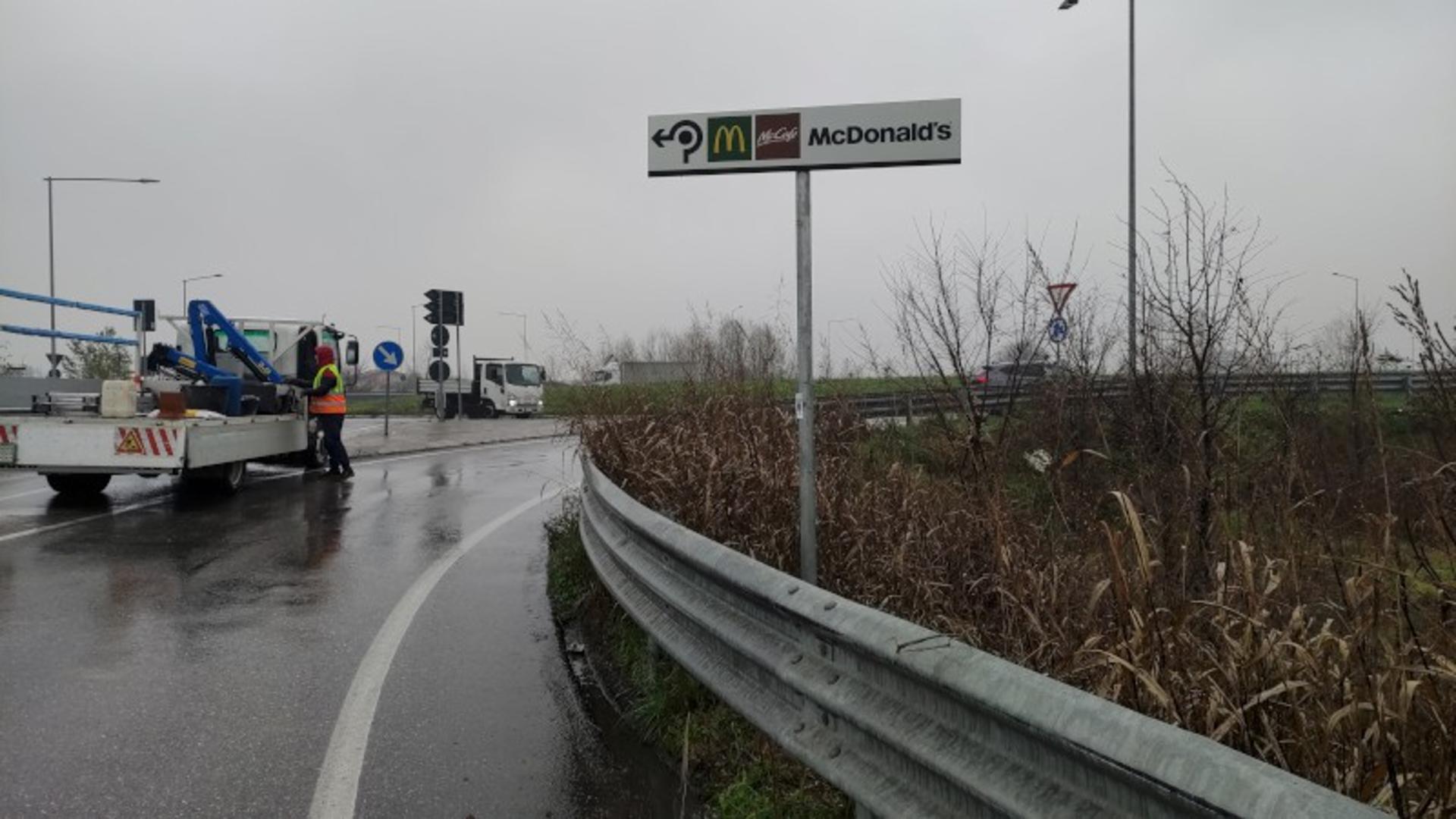 Impianto a Via Cascina Secchi rotatoria con SS. 11  Fara Olivana con Sola