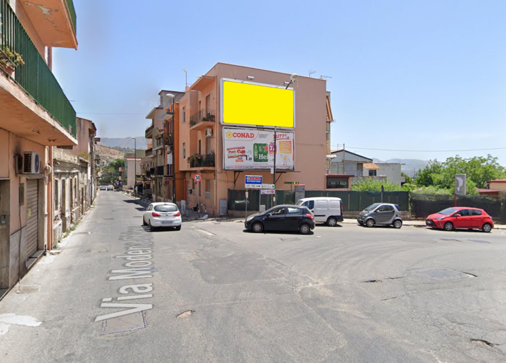 Impianto 6 X 3 a Reggio di Calabria, in zona Supermercato Pam
