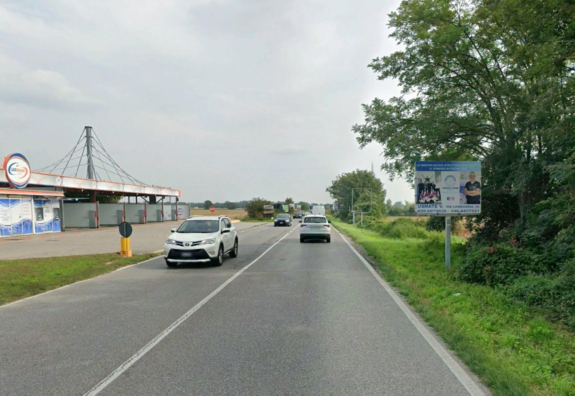 Impianto a S.P. 2 - 75 MT DOPO ROTATORIA Uscita Decathlon  Busnago
