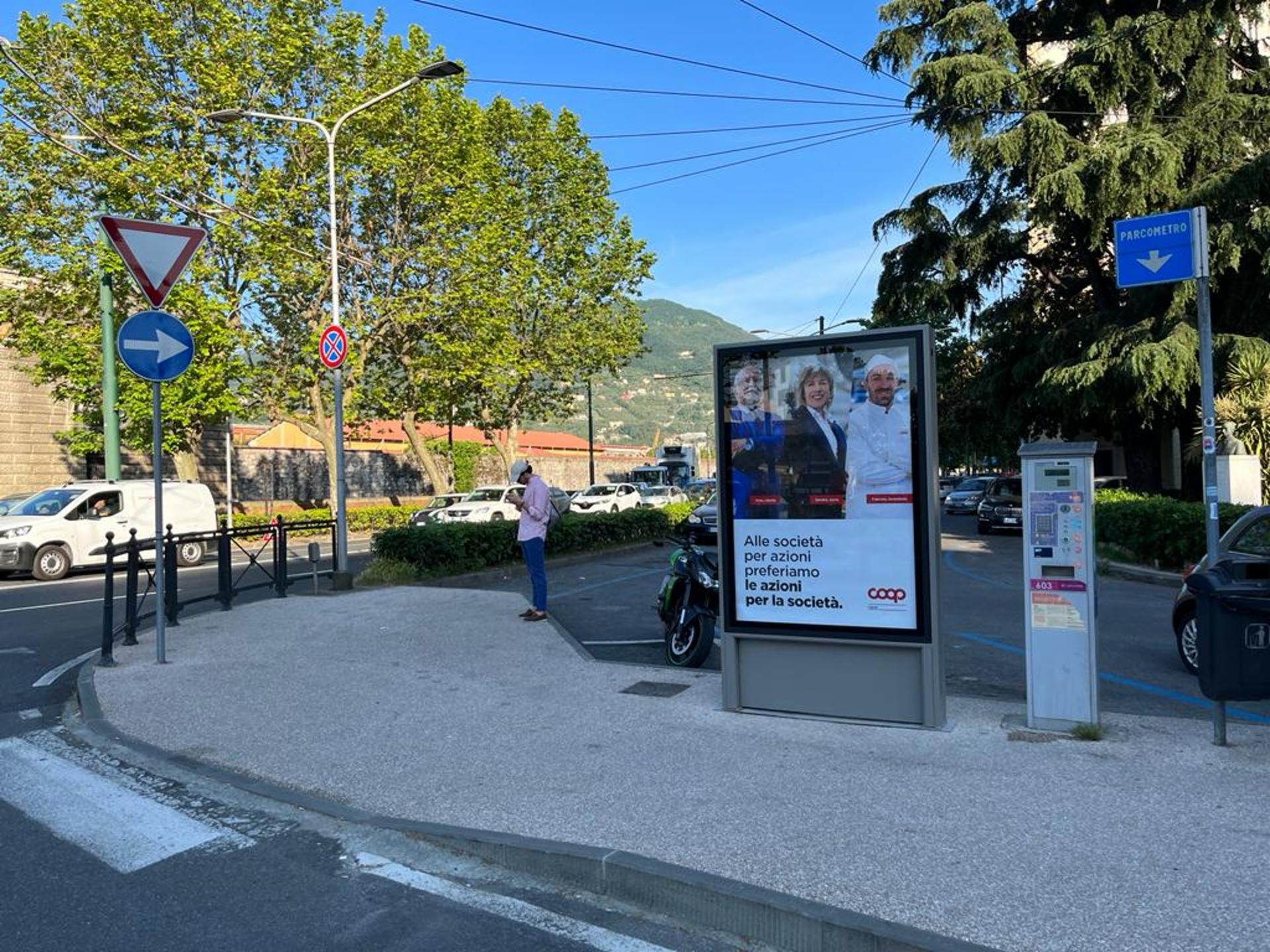 Impianto TOTEM a La Spezia, in zona Pink Benny
