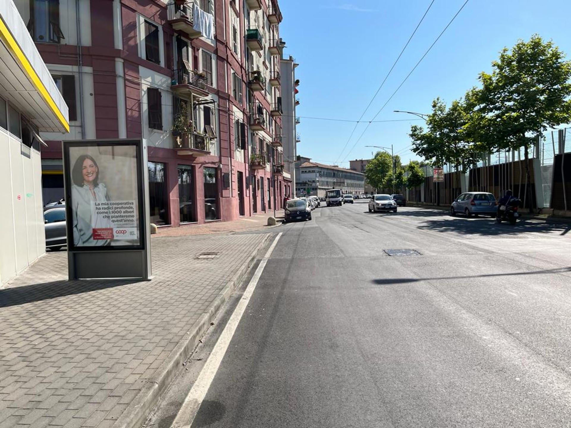 Impianto a VIALE San Bartolomeo ang. P.le Duca degli Abruzzi - direz. Lerici  La Spezia