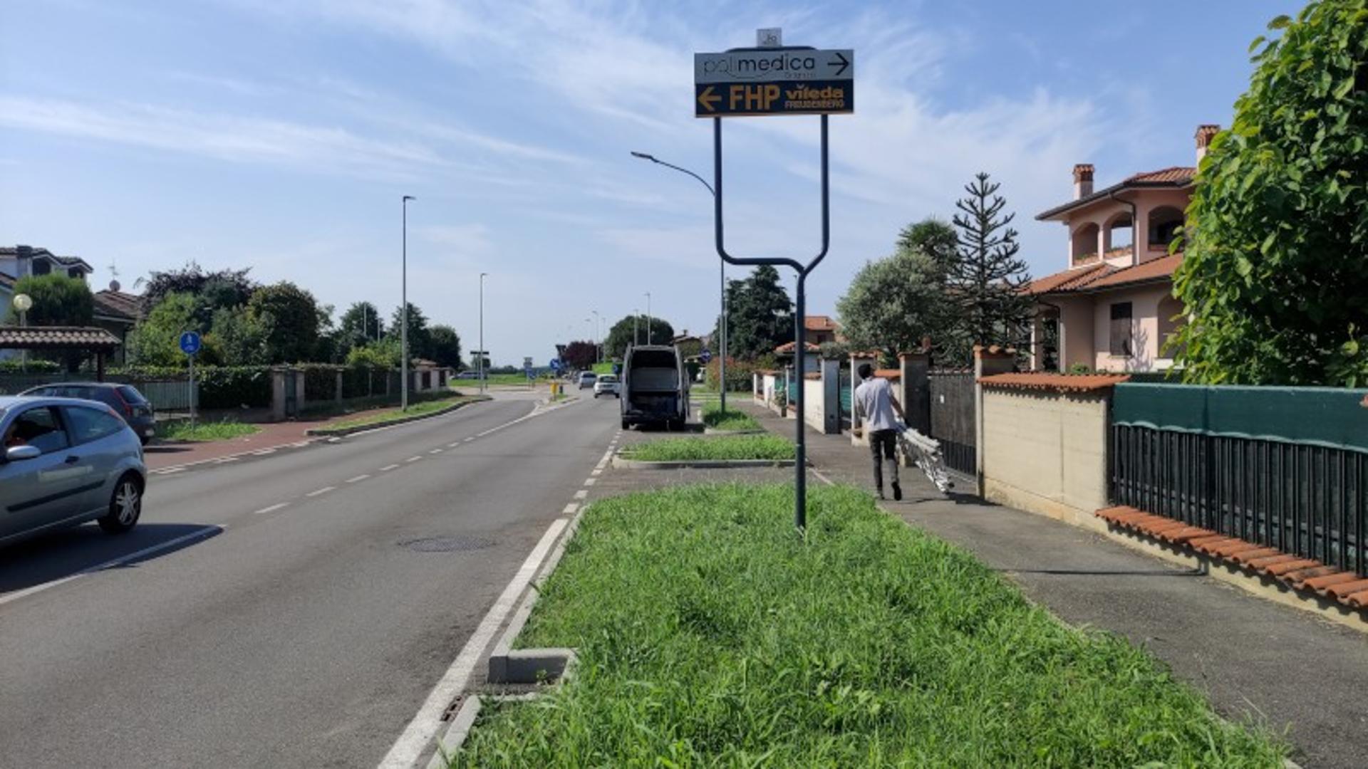Impianto FRECCE / PREINSEGNE a Roncello, in zona RONCELLO Via del Guadagno Via Matteotti