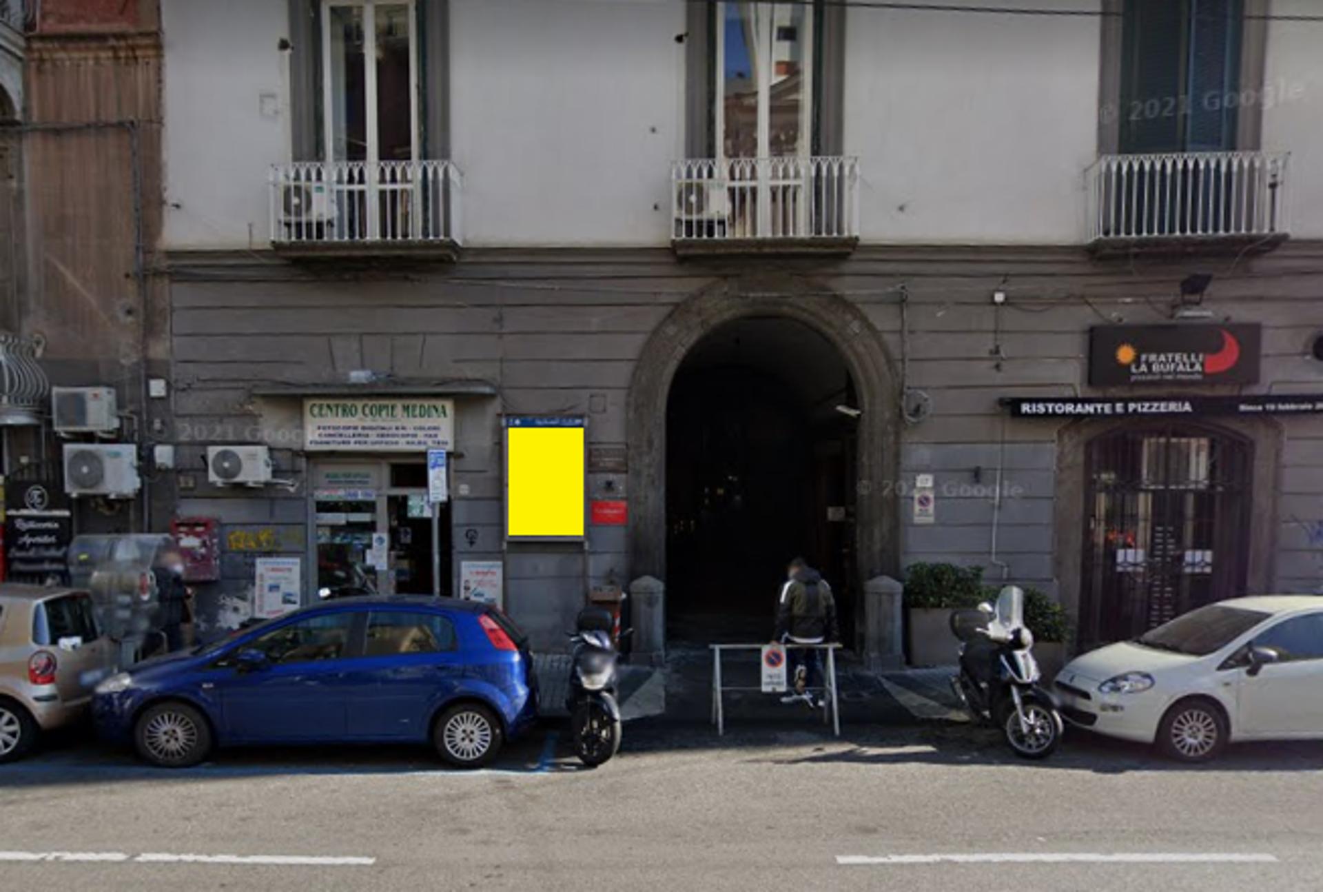 Impianto STENDARDO a Napoli, in zona Garofalo Gioielli