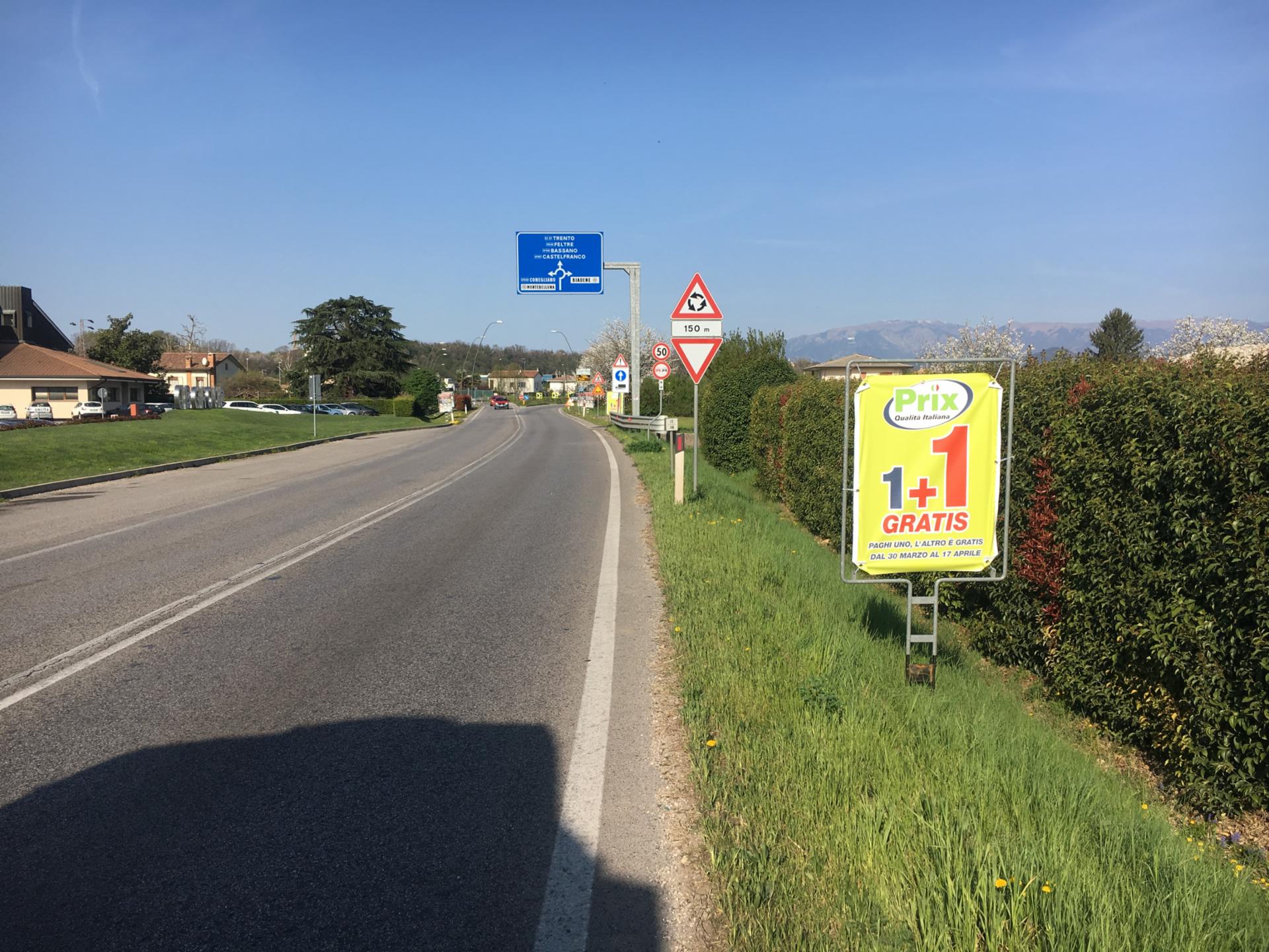 Impianto CAVALLETTO a Montebelluna, in zona Intimissimi