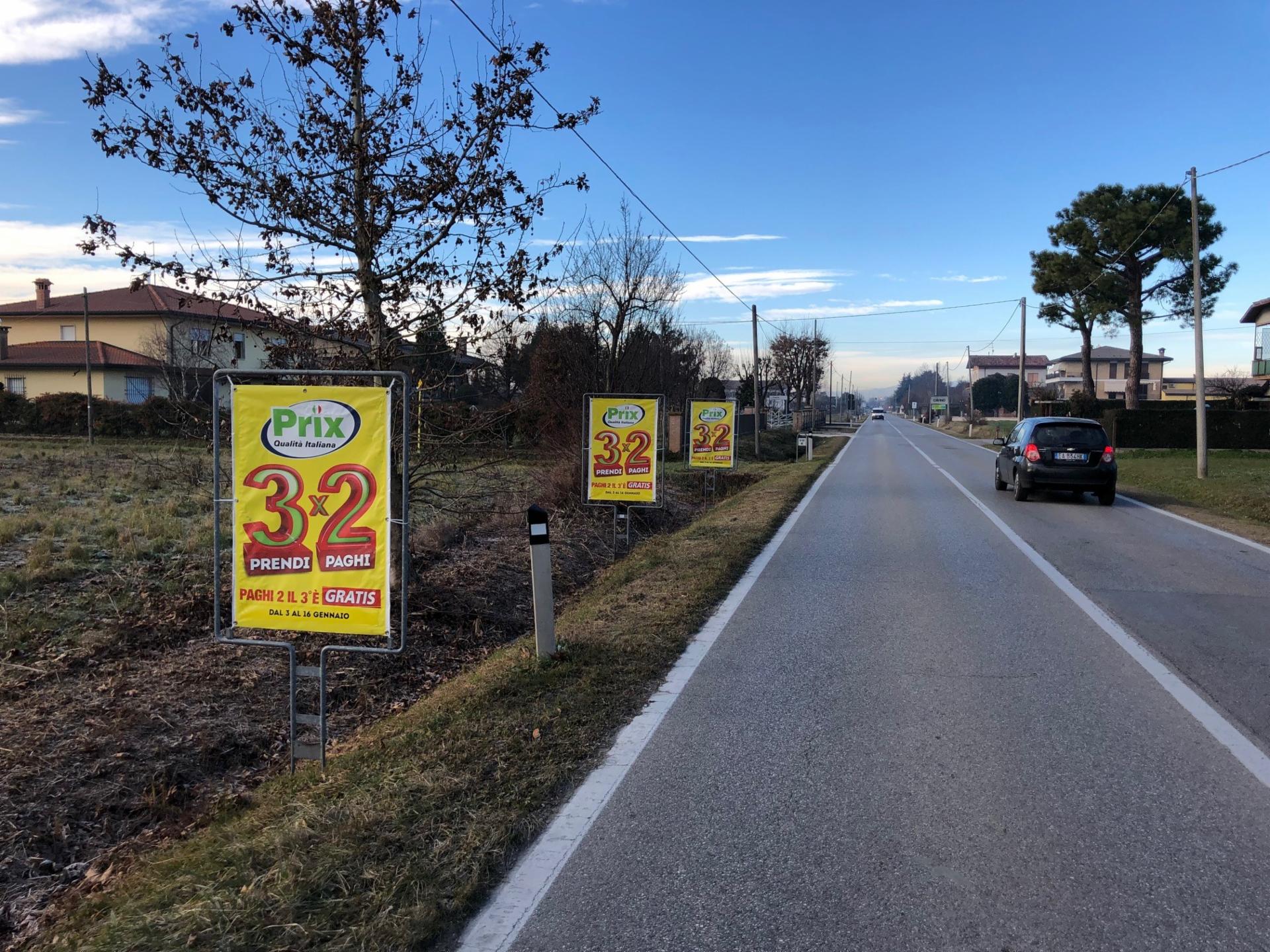 Impianto CAVALLETTO a Campodarsego, in zona Unicredit